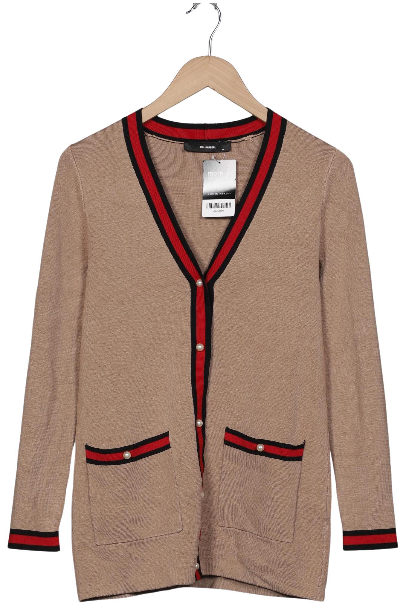 

Hallhuber Damen Strickjacke, beige, Gr. 34