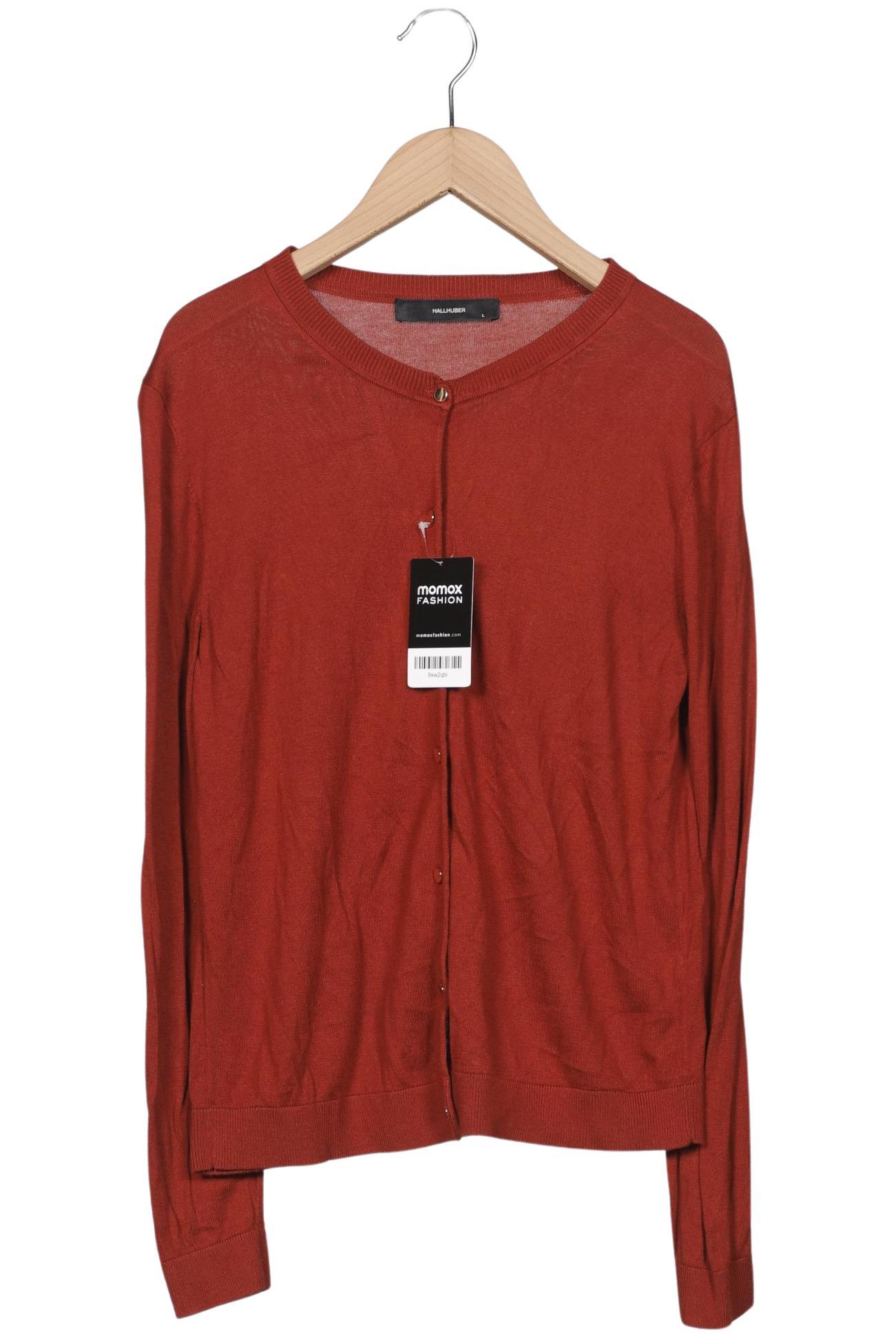 

Hallhuber Damen Strickjacke, rot, Gr. 42