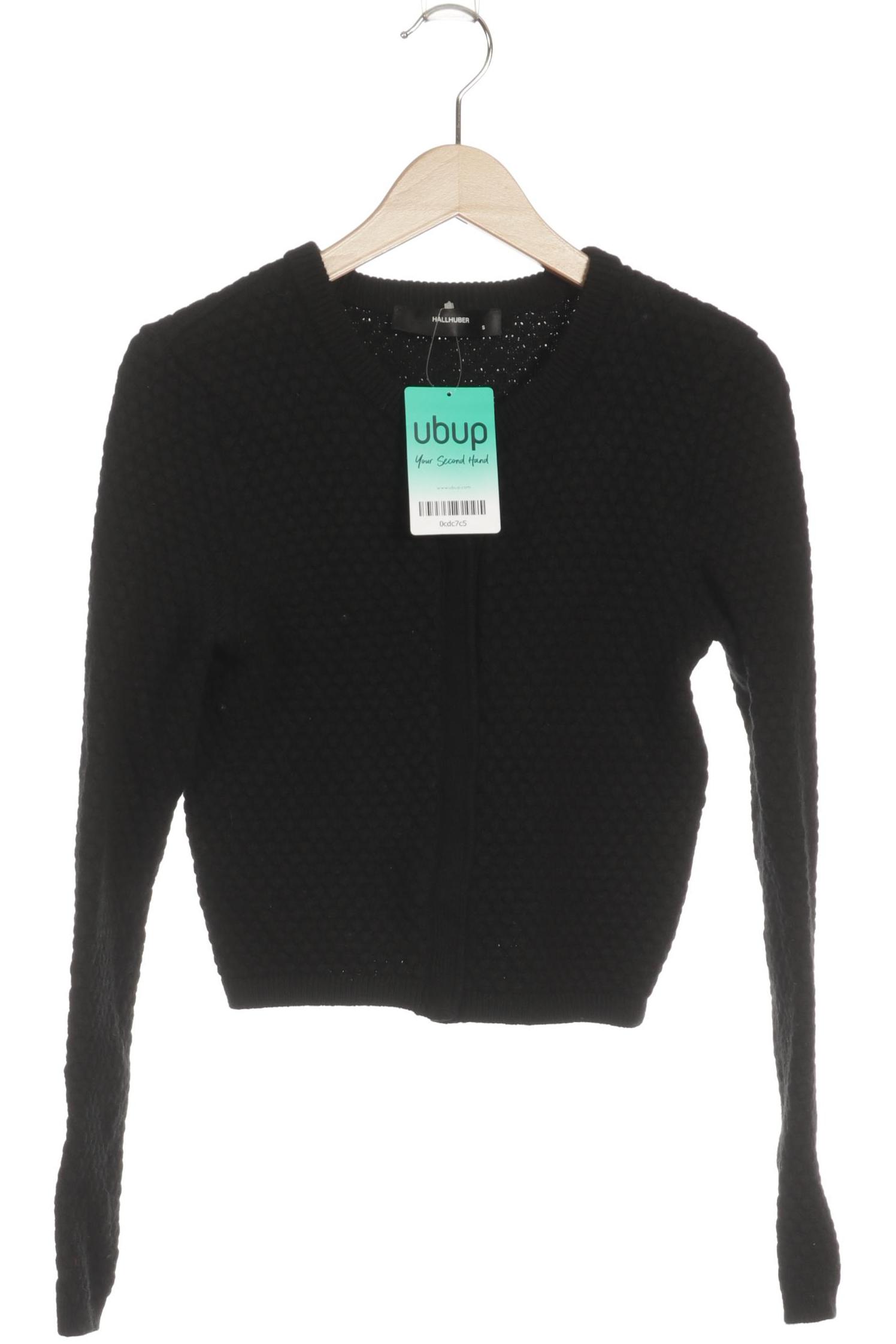 

Hallhuber Damen Strickjacke, schwarz, Gr. 36
