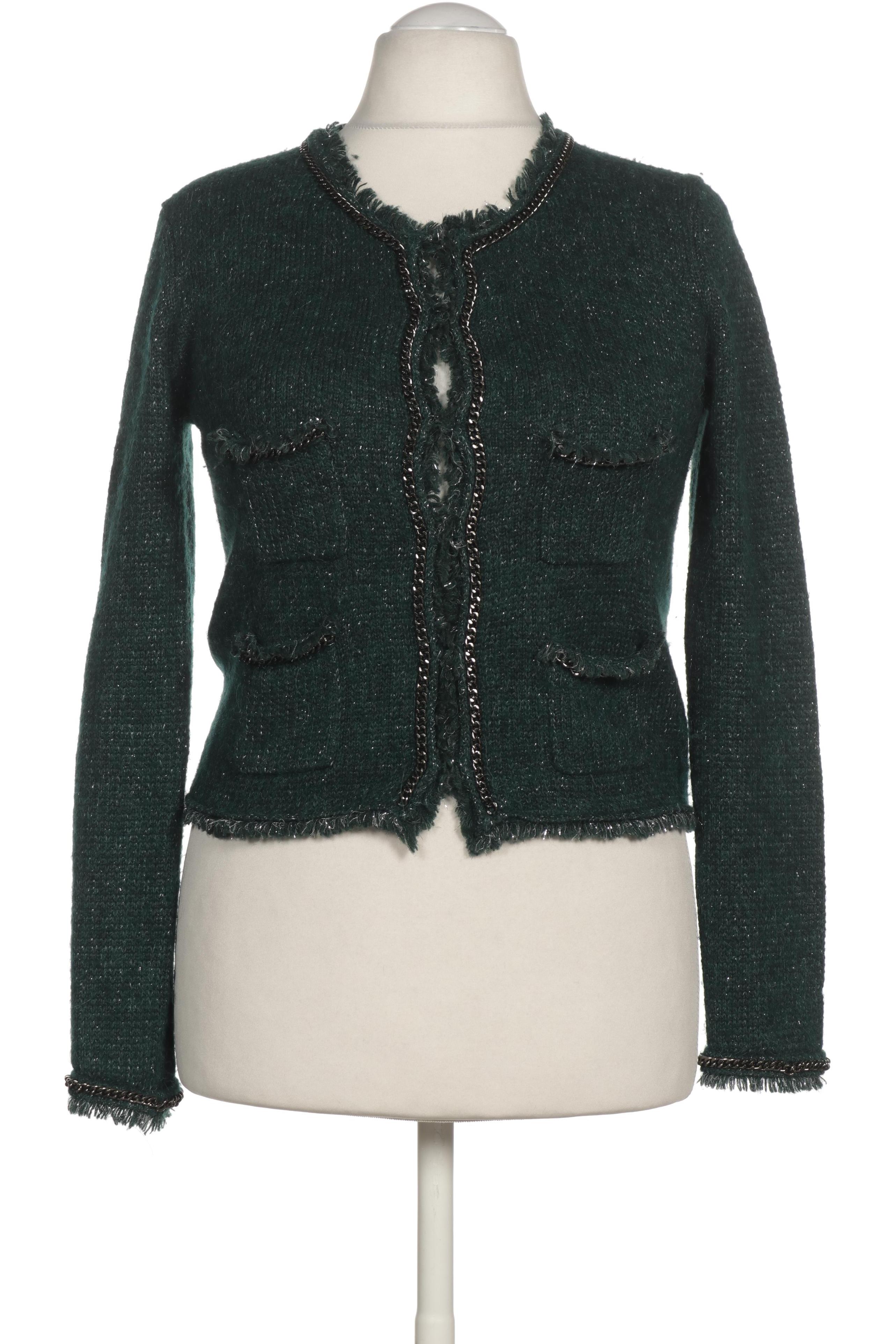 

Hallhuber Damen Strickjacke, grün, Gr. 42