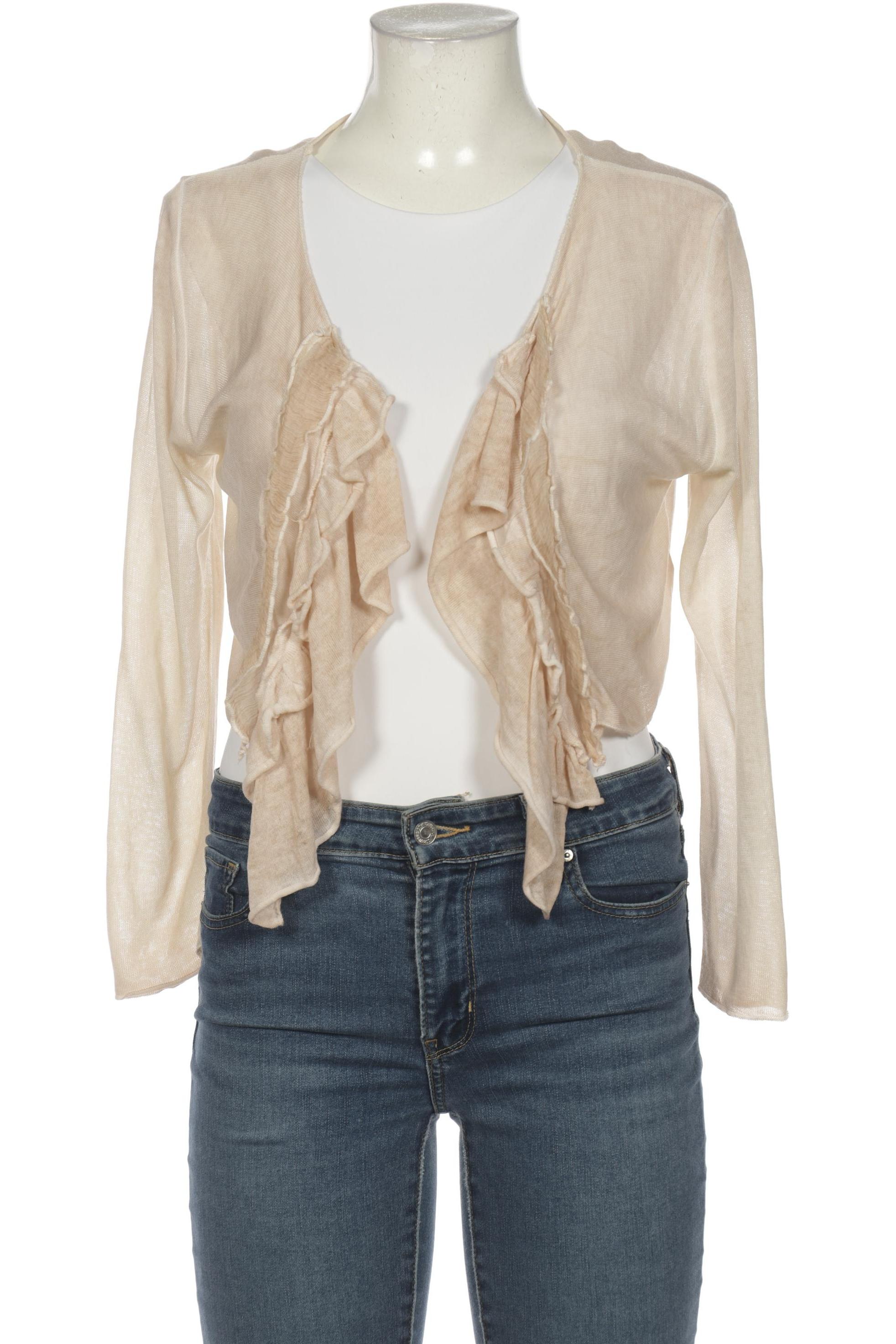 

Hallhuber Damen Strickjacke, beige, Gr. 42