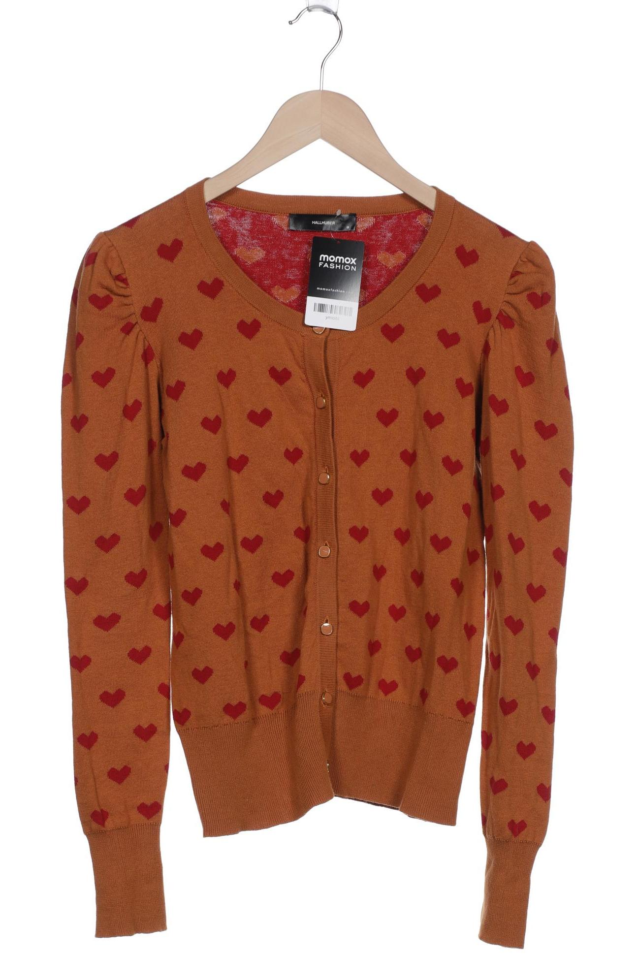 

Hallhuber Damen Strickjacke, orange, Gr. 38