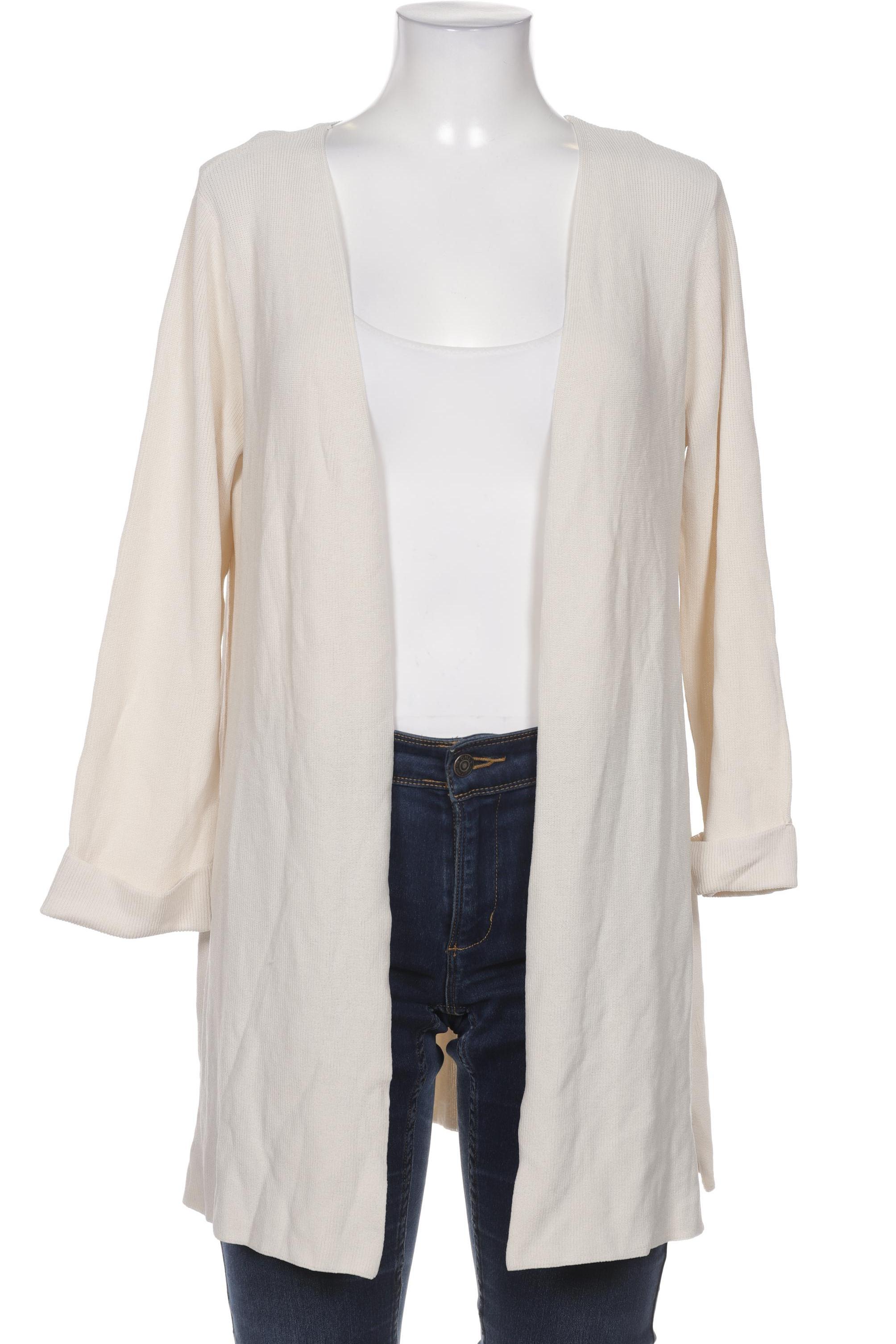 

Hallhuber Damen Strickjacke, weiß, Gr. 42
