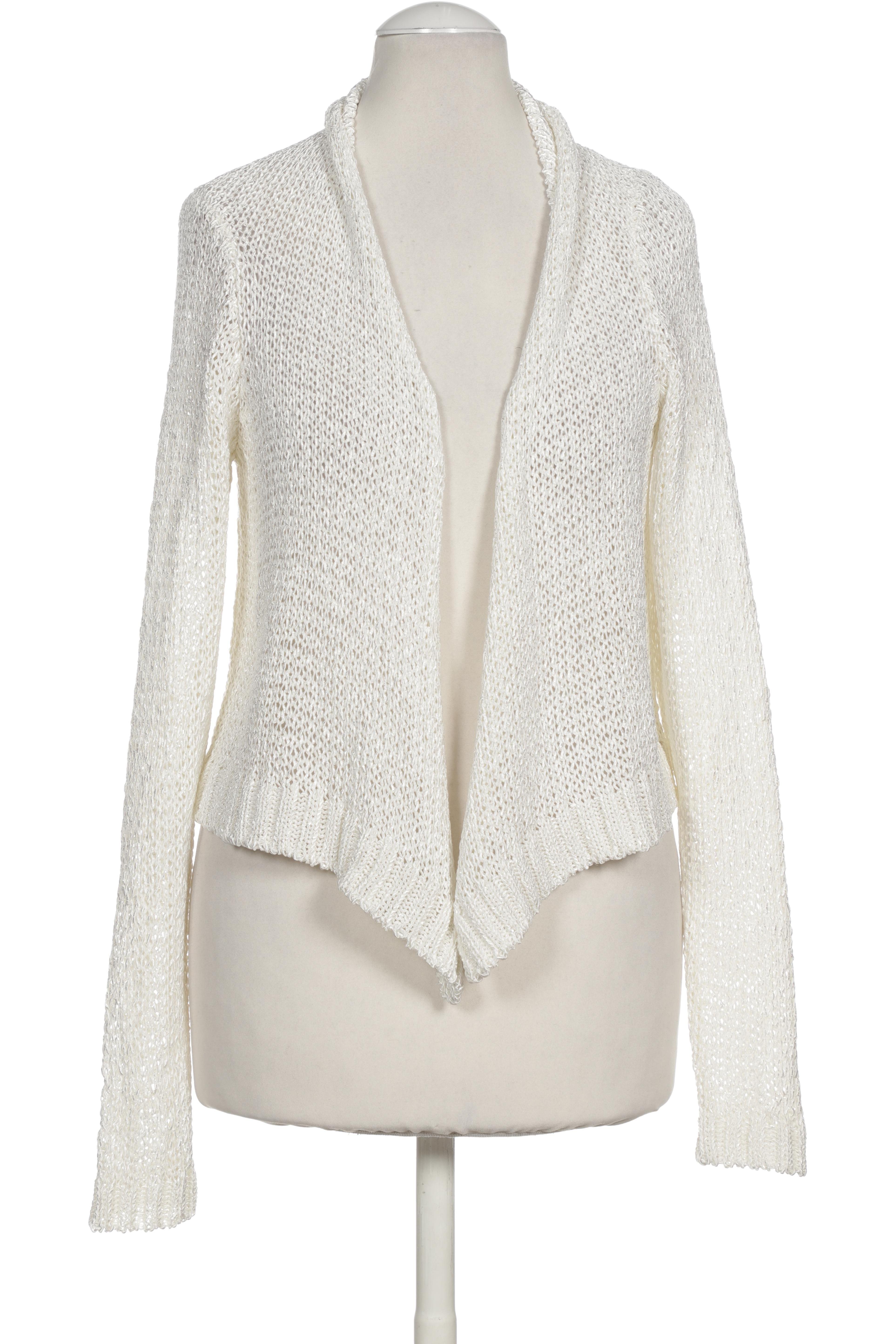 

Hallhuber Damen Strickjacke, weiß, Gr. 34