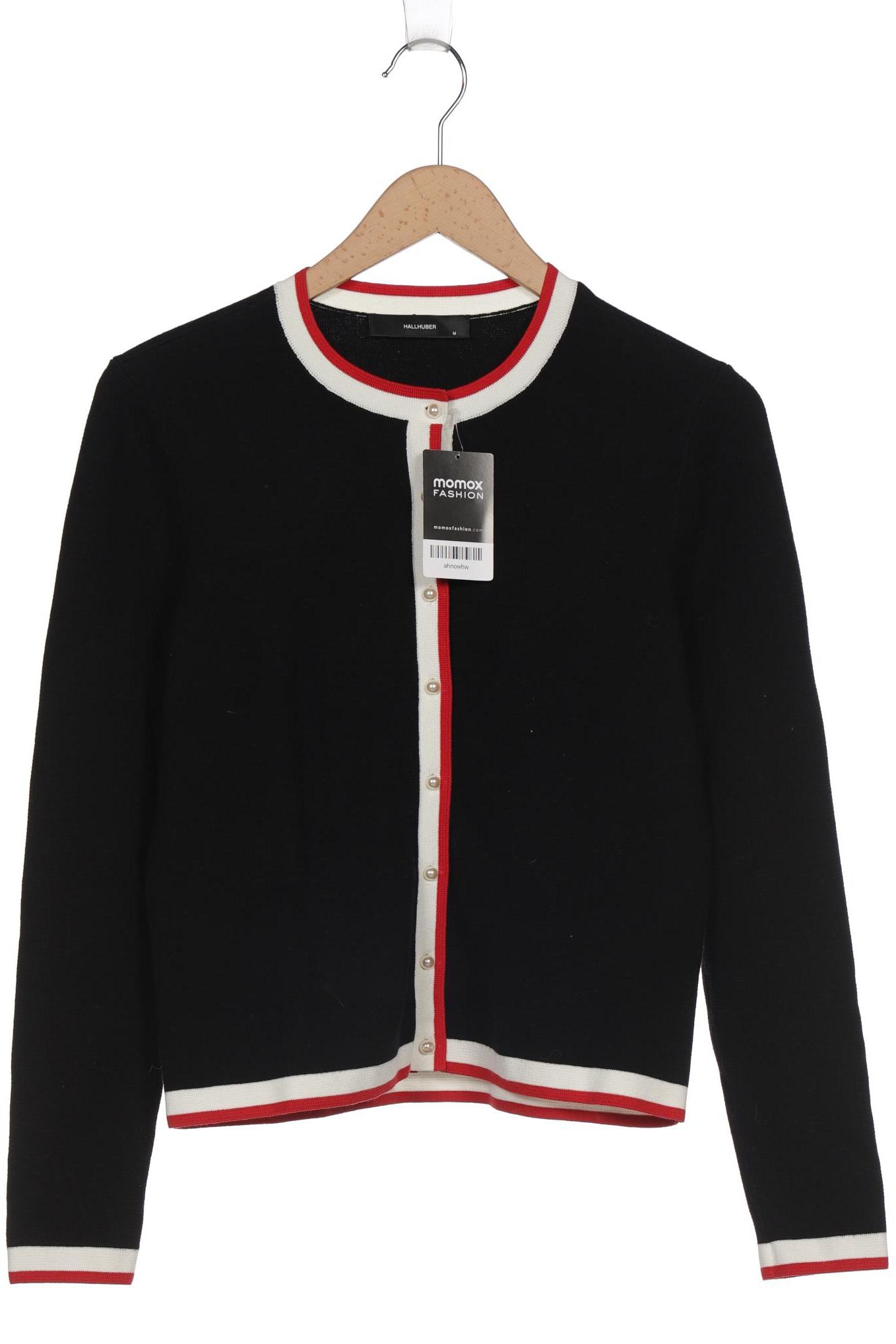 

Hallhuber Damen Strickjacke, schwarz, Gr. 38