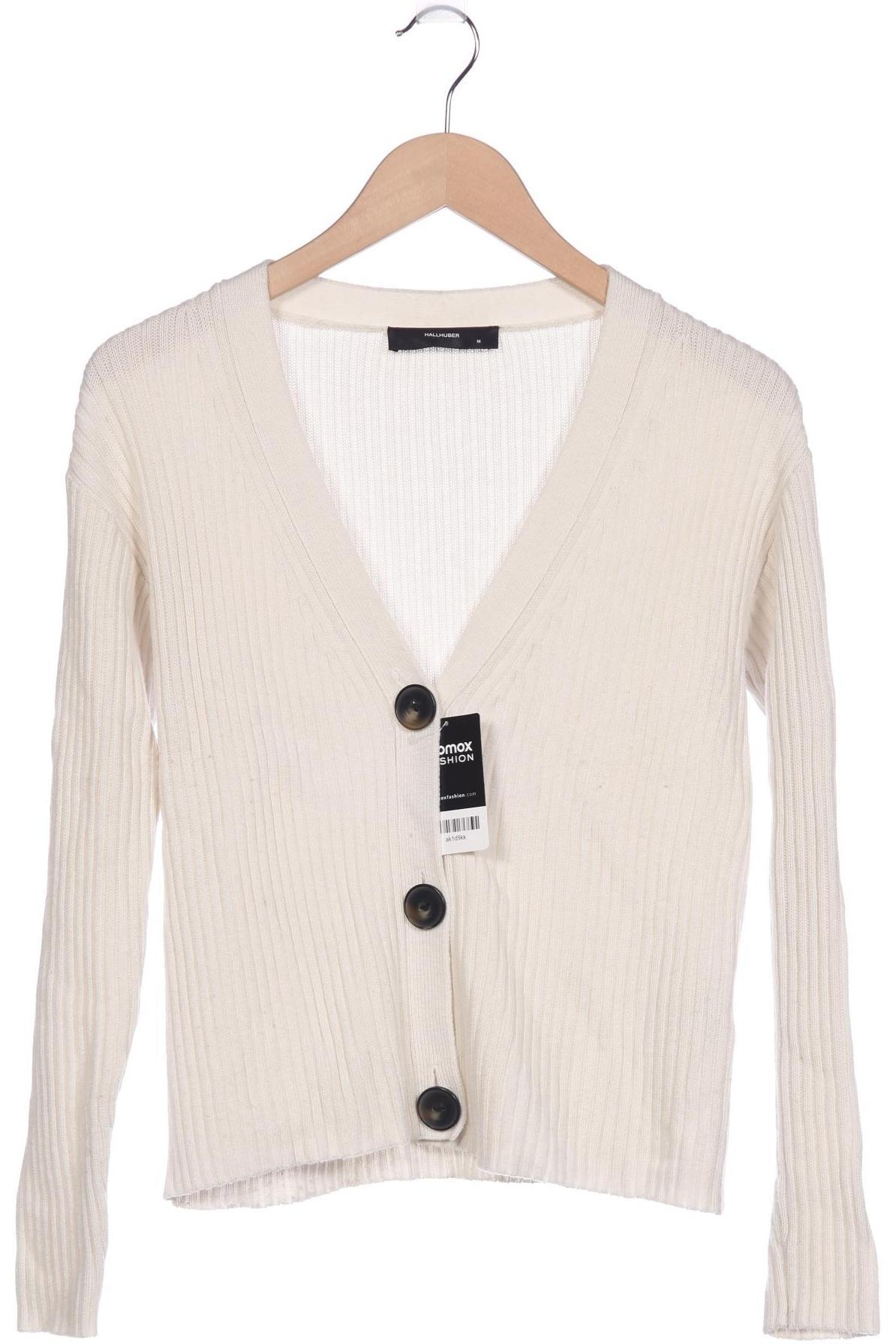 

Hallhuber Damen Strickjacke, cremeweiß, Gr. 38