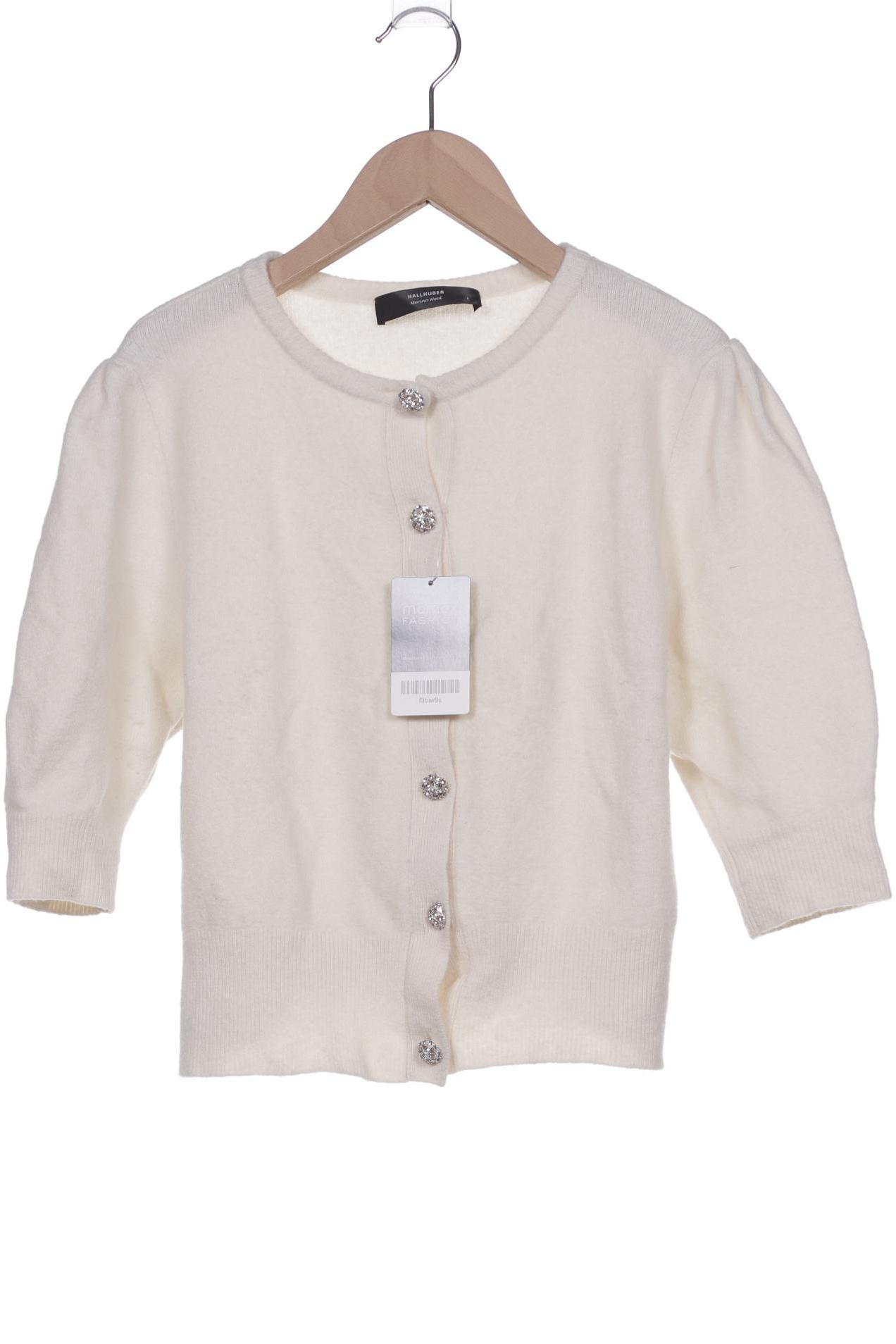 

Hallhuber Damen Strickjacke, cremeweiß, Gr. 38