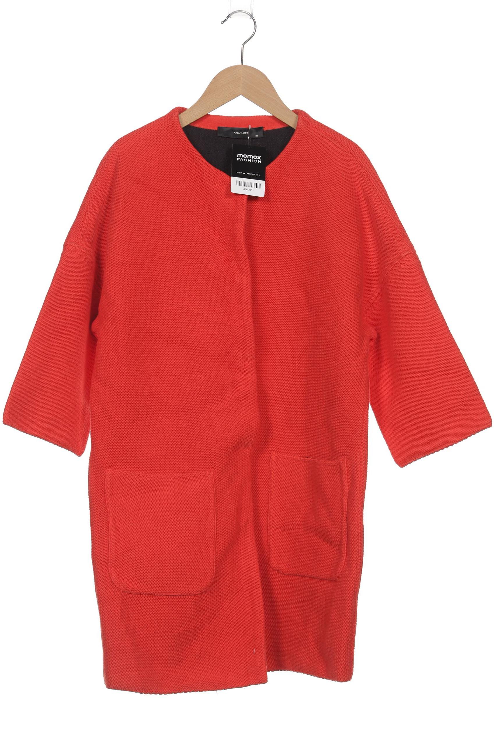

Hallhuber Damen Strickjacke, rot, Gr. 34
