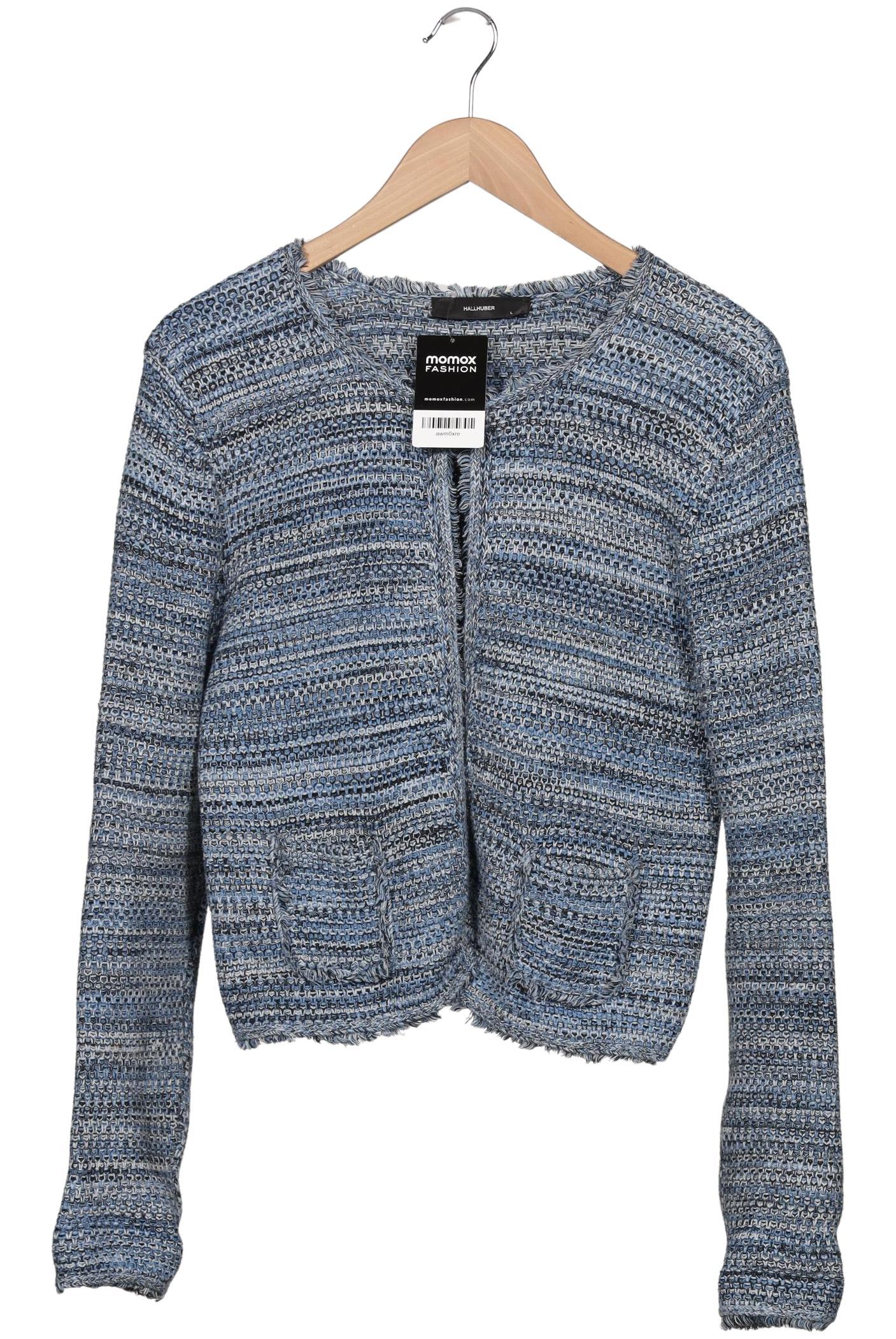 

Hallhuber Damen Strickjacke, blau, Gr. 42