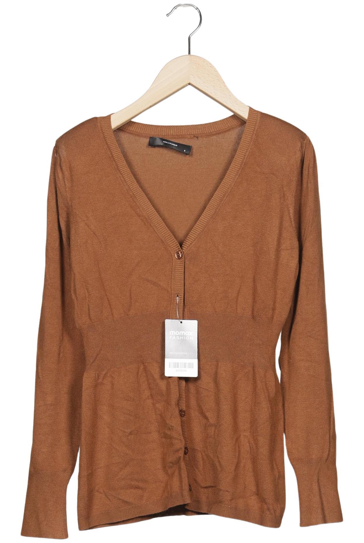 

Hallhuber Damen Strickjacke, braun, Gr. 36