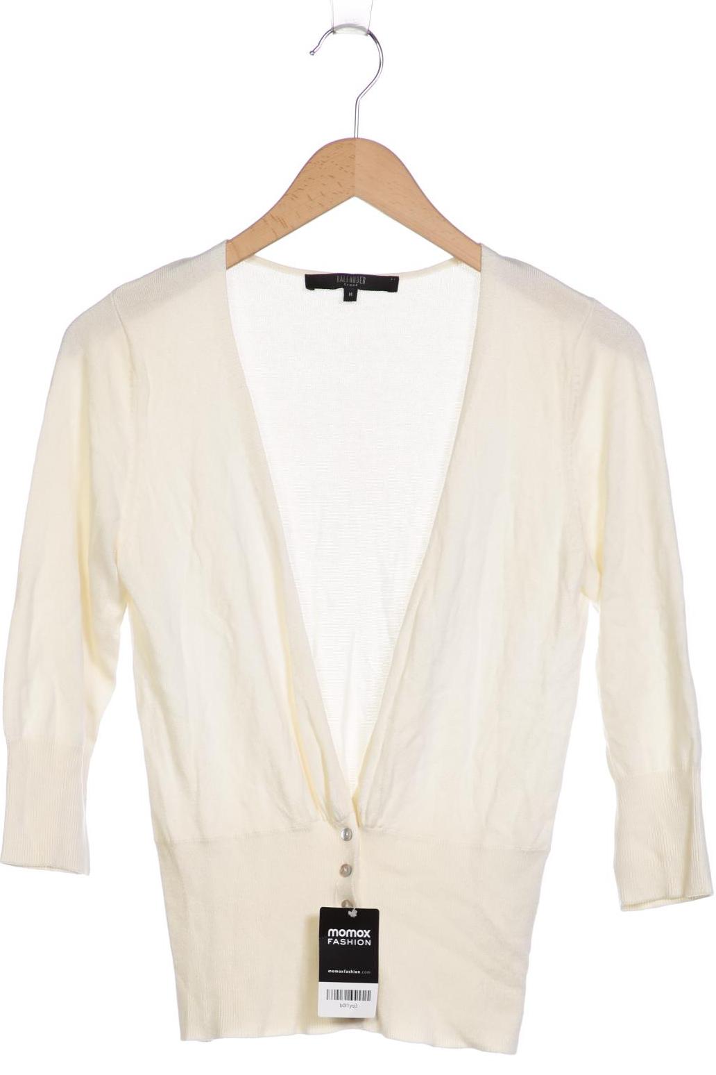 

Hallhuber Damen Strickjacke, cremeweiß, Gr. 38