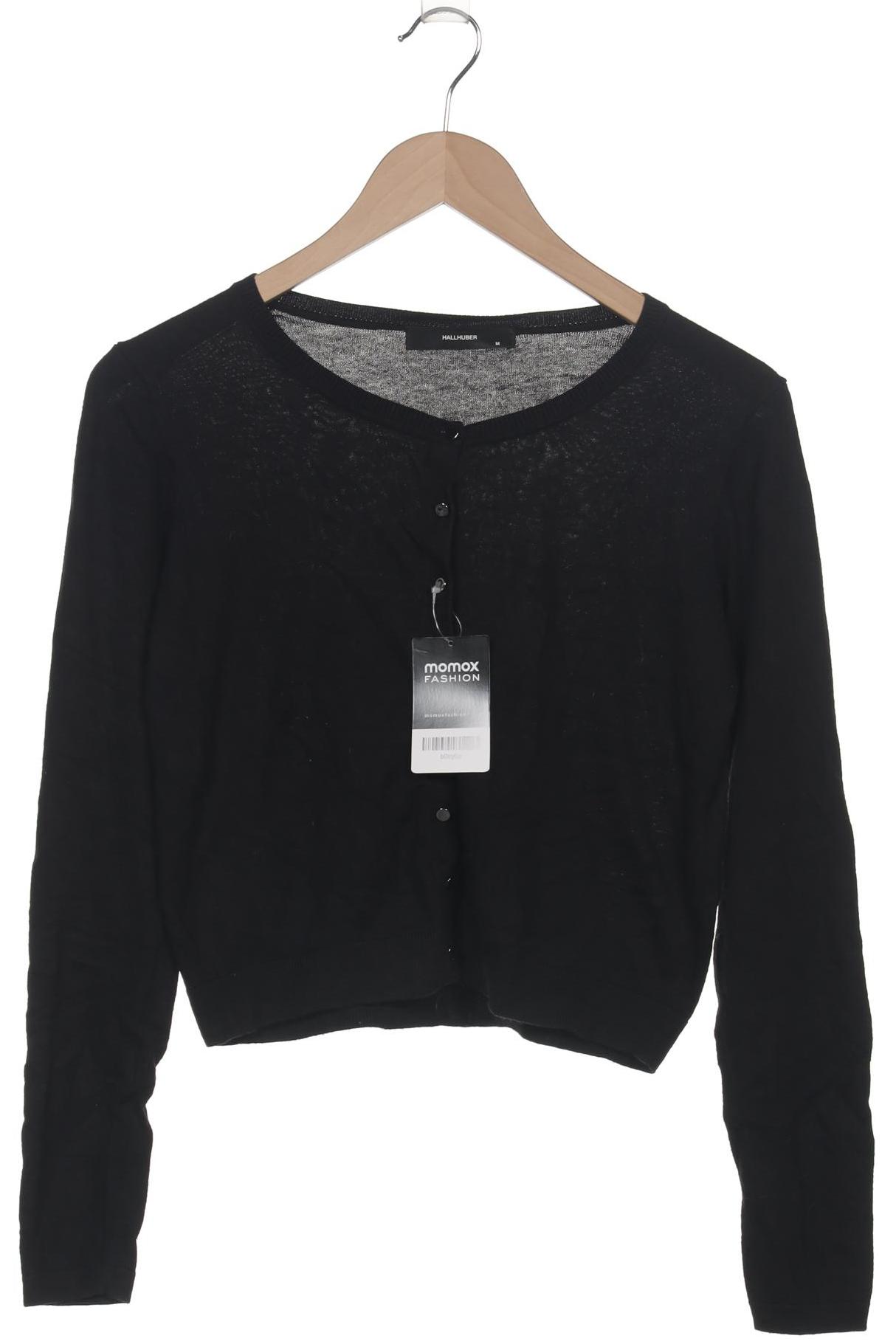 

Hallhuber Damen Strickjacke, schwarz, Gr. 38