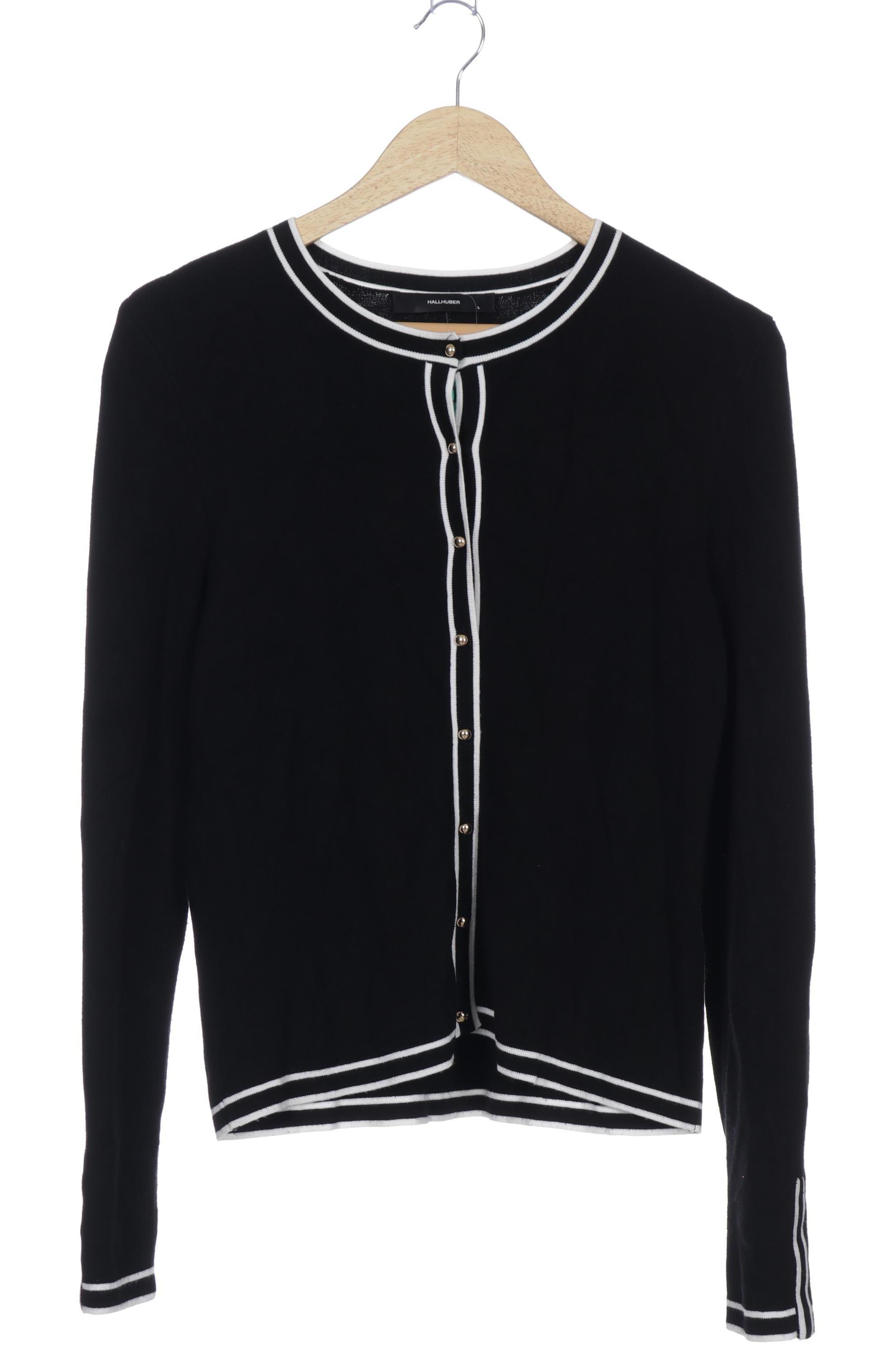 

Hallhuber Damen Strickjacke, schwarz, Gr. 42