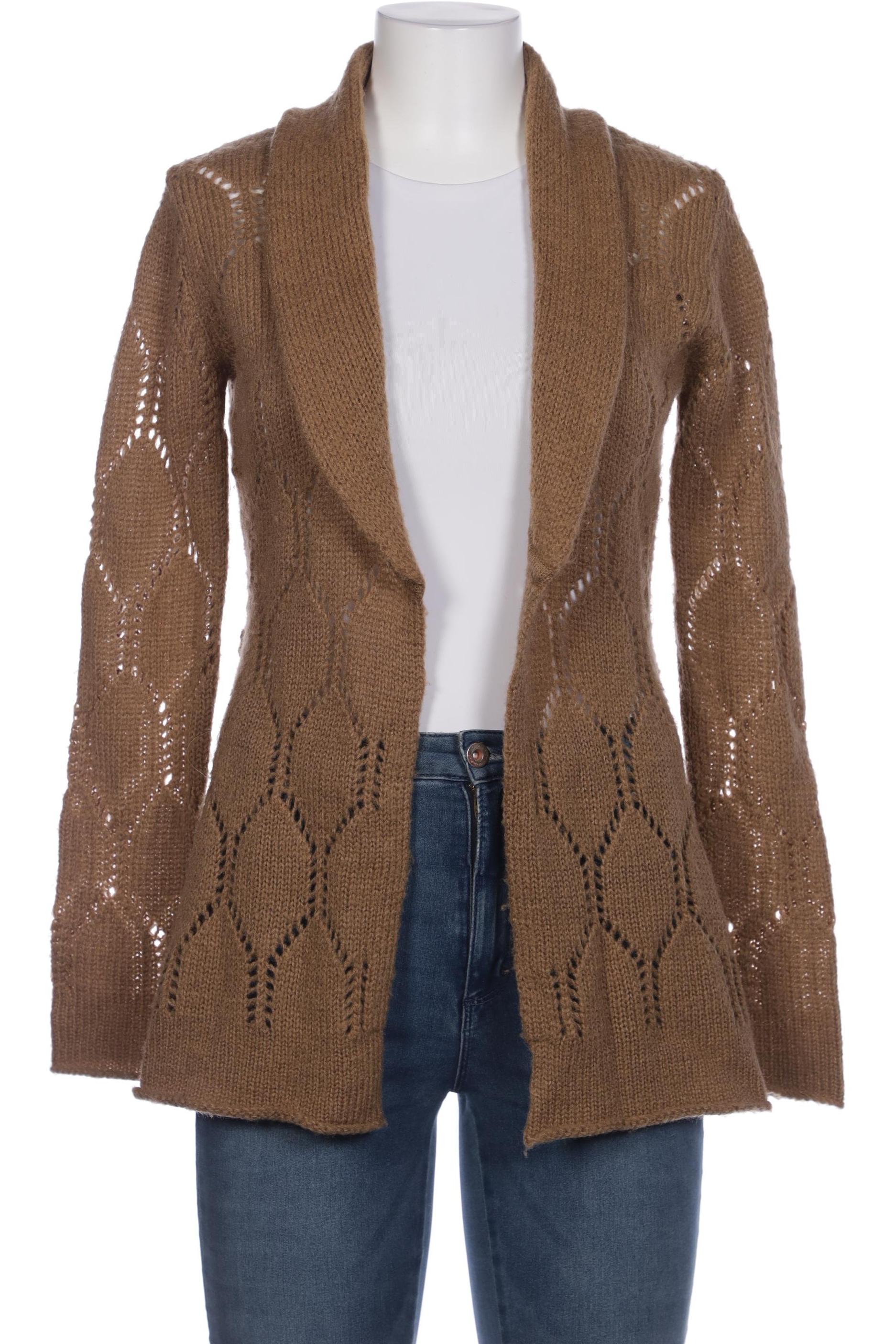 

Hallhuber Damen Strickjacke, braun, Gr. 42