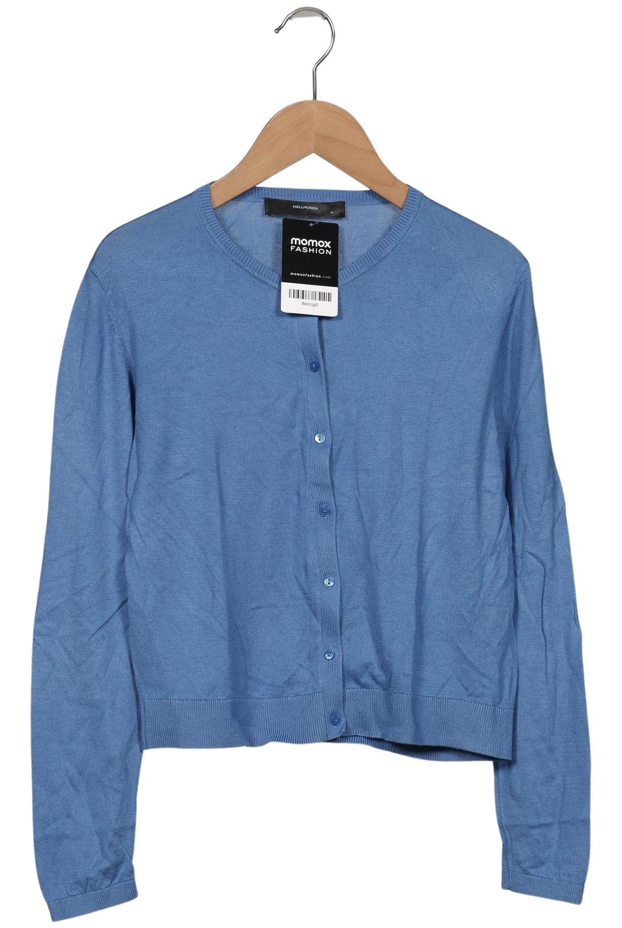 

Hallhuber Damen Strickjacke, blau, Gr. 38