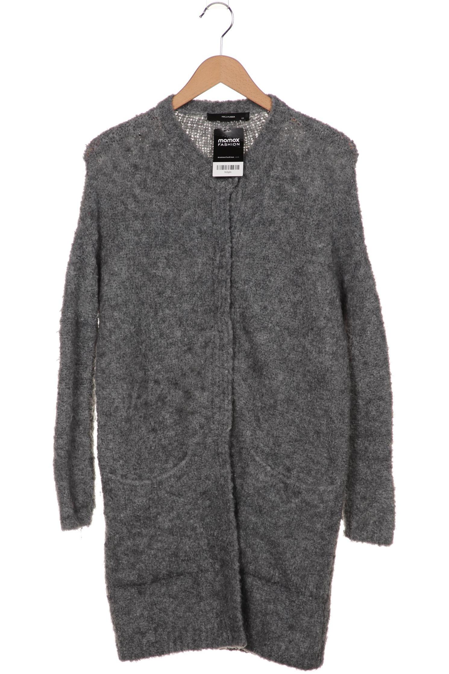 

Hallhuber Damen Strickjacke, grau, Gr. 34