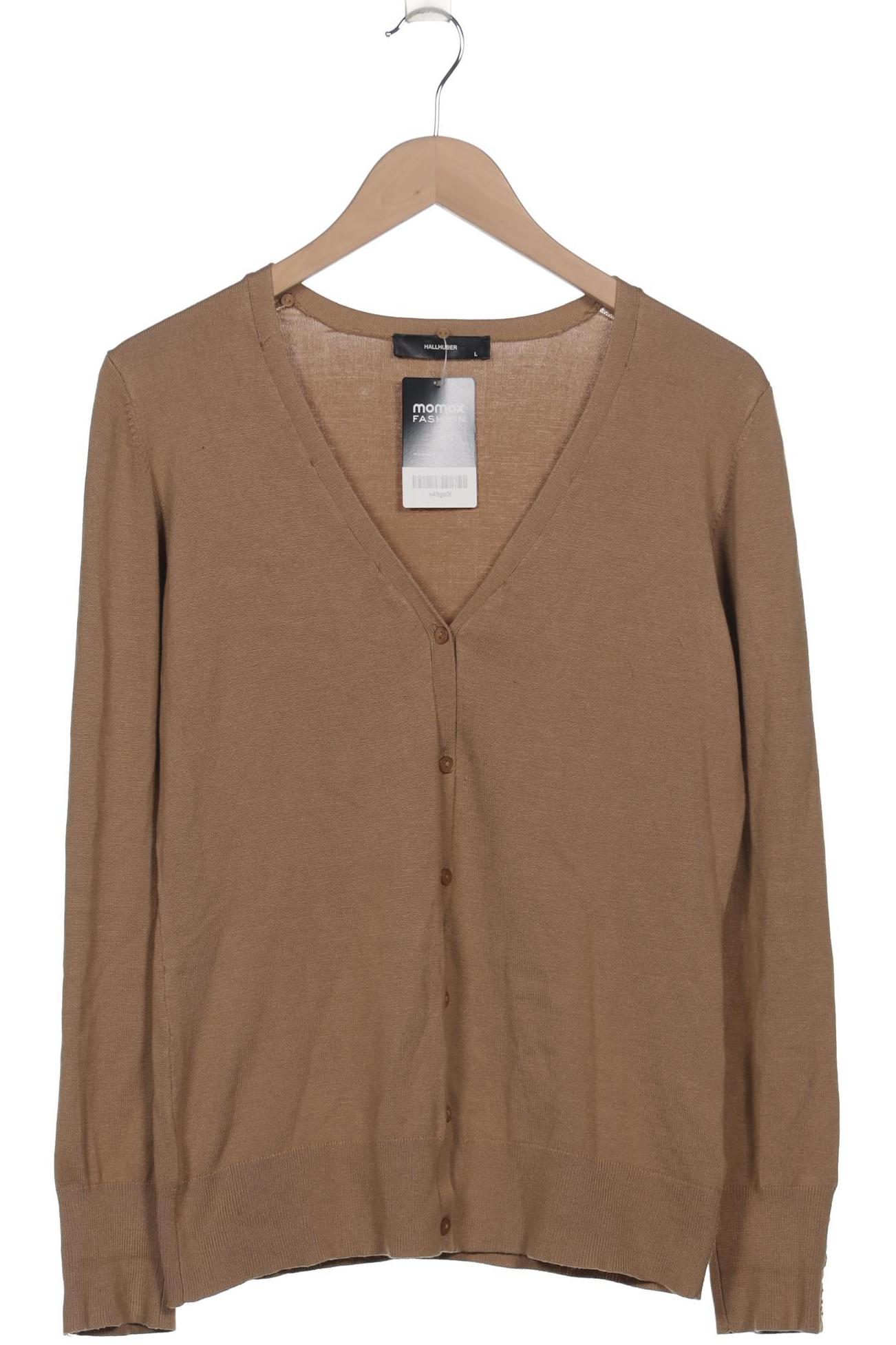 

Hallhuber Damen Strickjacke, braun, Gr. 42