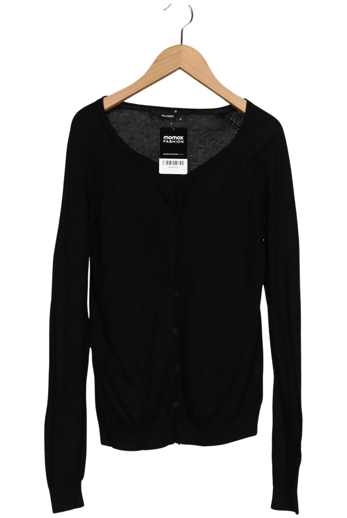 

Hallhuber Damen Strickjacke, schwarz, Gr. 38