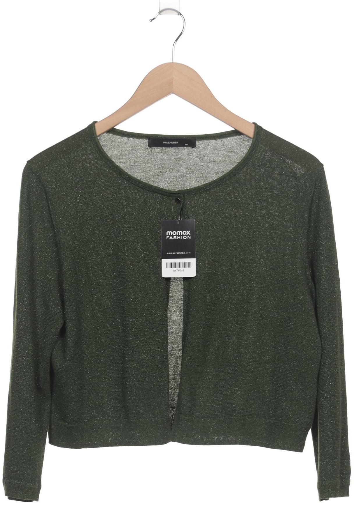

Hallhuber Damen Strickjacke, grün, Gr. 46