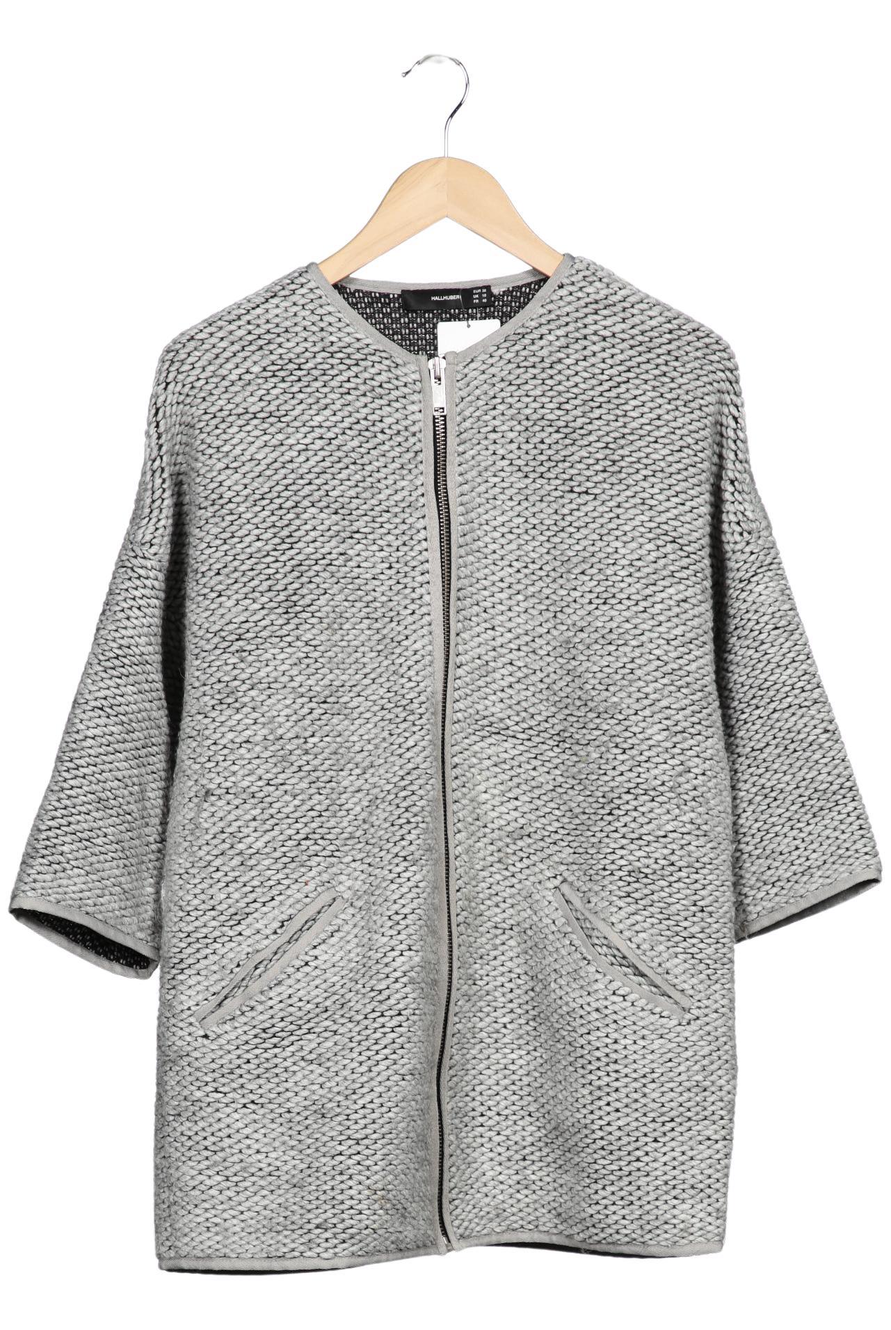 

Hallhuber Damen Strickjacke, grau, Gr. 38