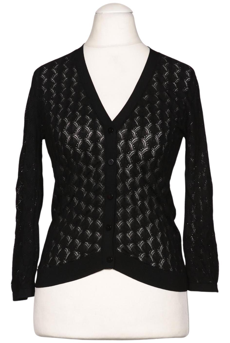 

Hallhuber Damen Strickjacke, schwarz, Gr. 38