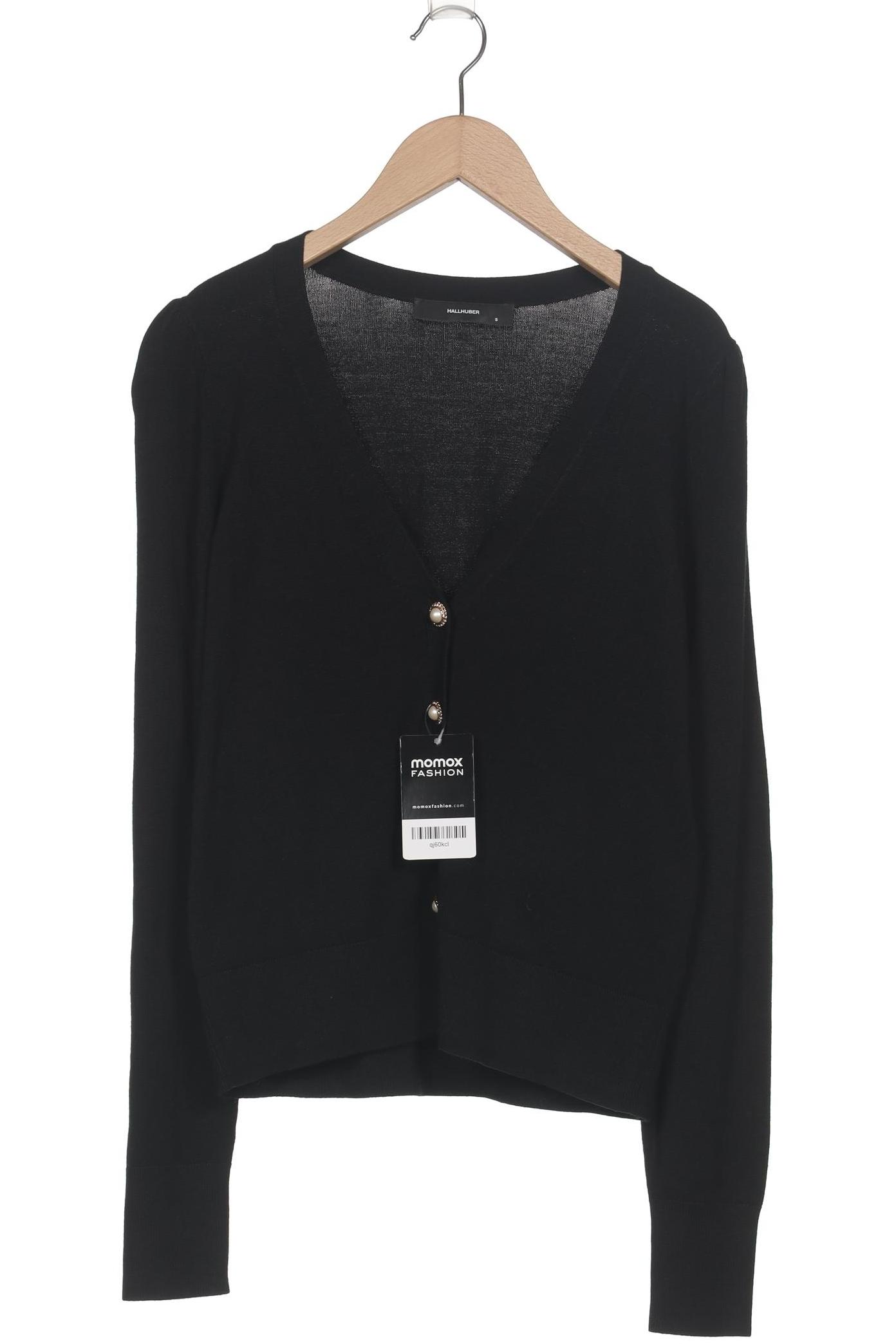 

Hallhuber Damen Strickjacke, schwarz, Gr. 36