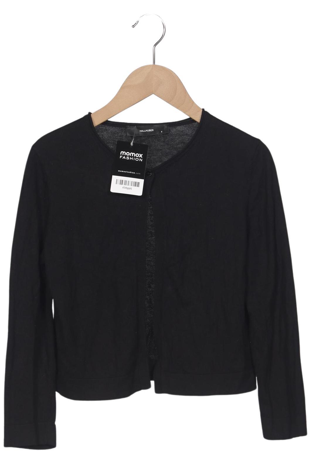 

Hallhuber Damen Strickjacke, schwarz, Gr. 36