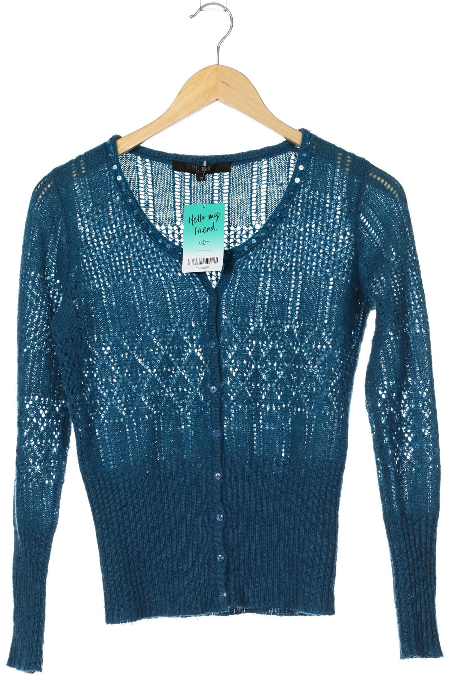 

Hallhuber Damen Strickjacke, türkis, Gr.