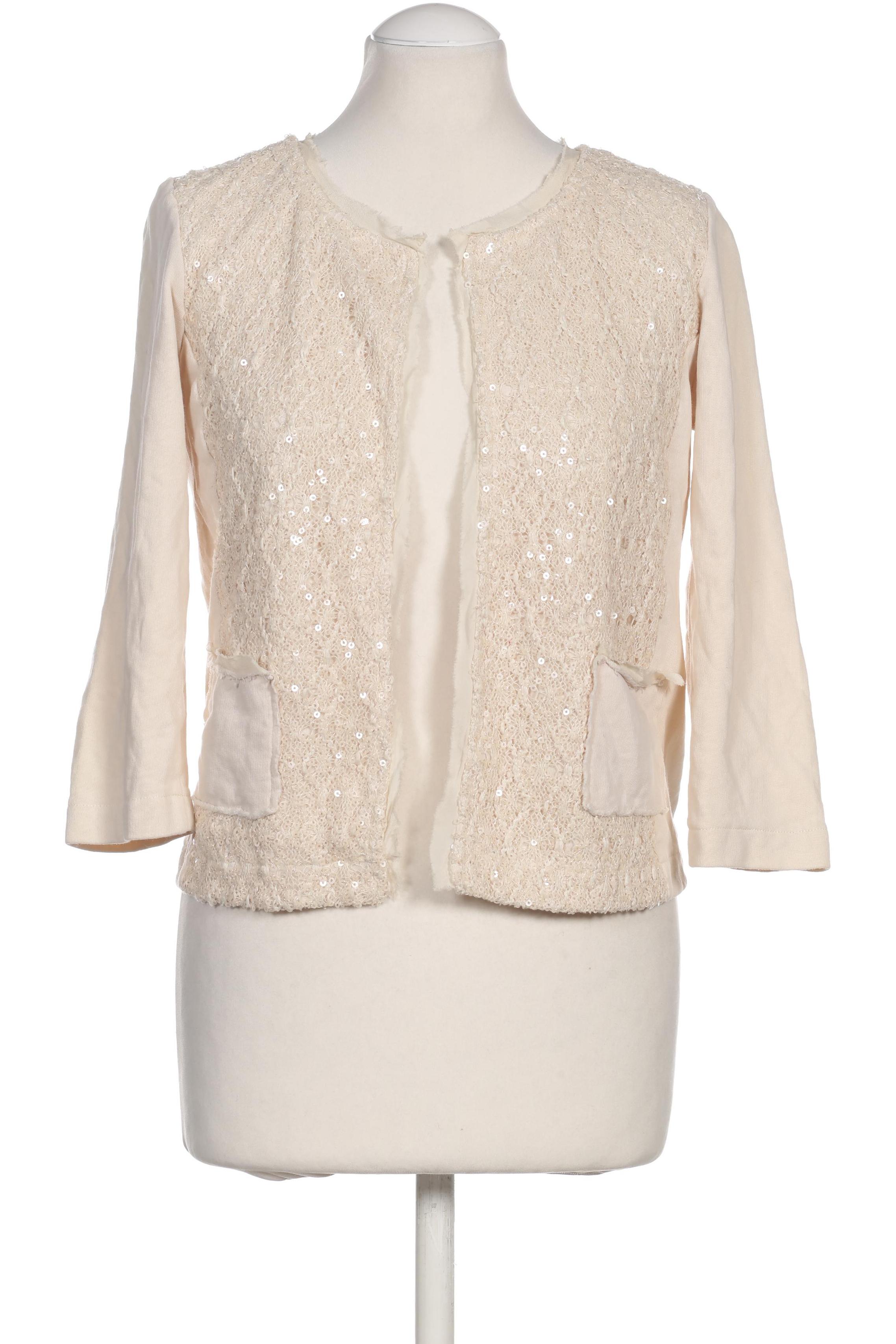 

Hallhuber Damen Strickjacke, beige, Gr. 38