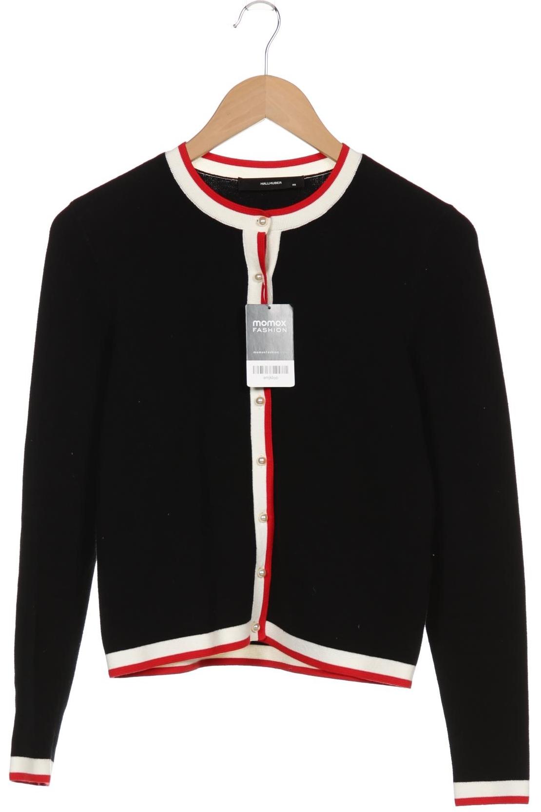 

Hallhuber Damen Strickjacke, schwarz, Gr. 34