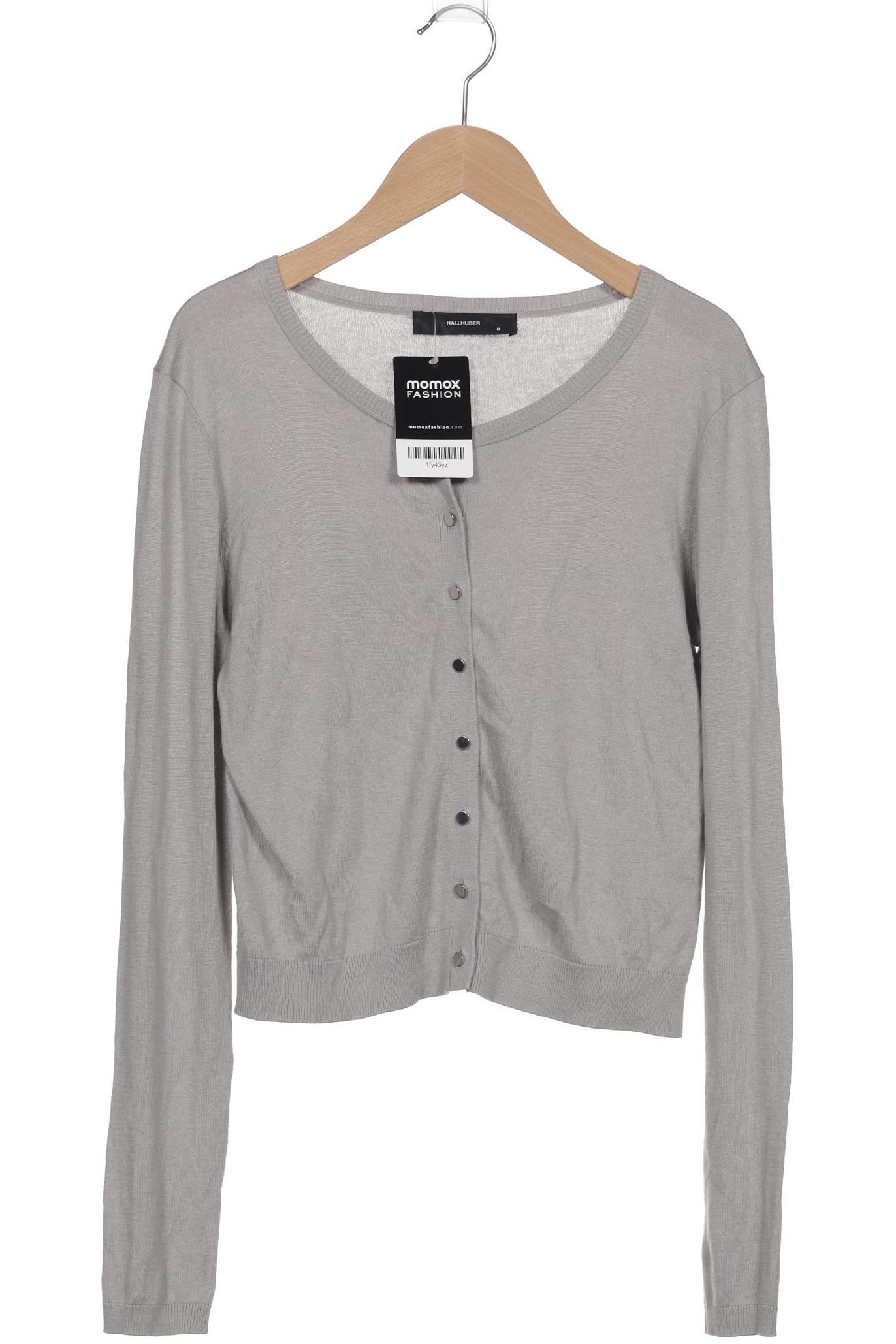 

Hallhuber Damen Strickjacke, grau, Gr. 38