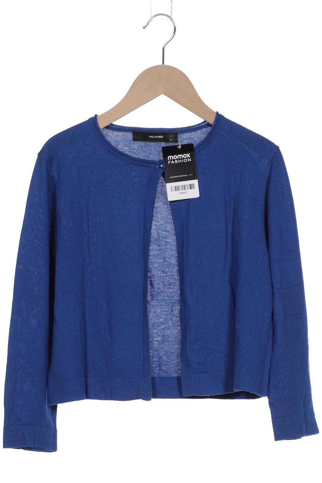 

Hallhuber Damen Strickjacke, blau, Gr. 36