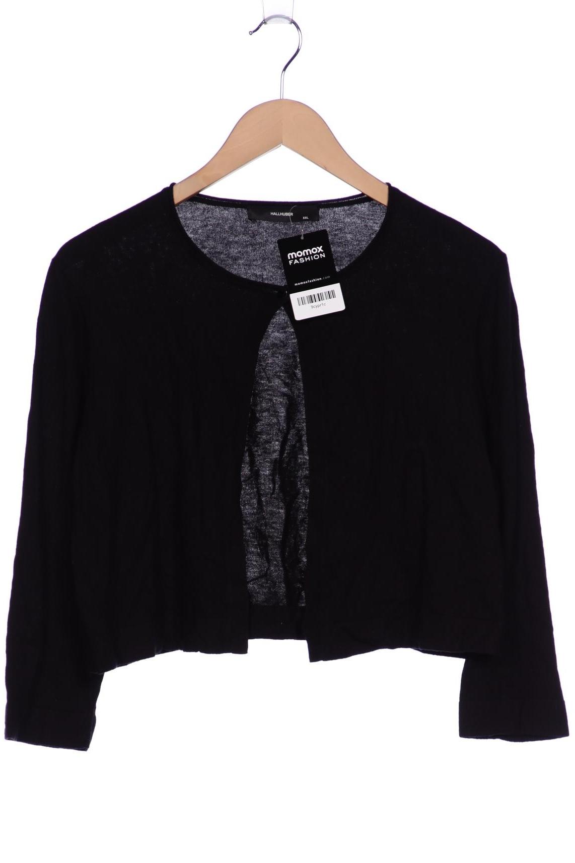 

Hallhuber Damen Strickjacke, schwarz, Gr. 46