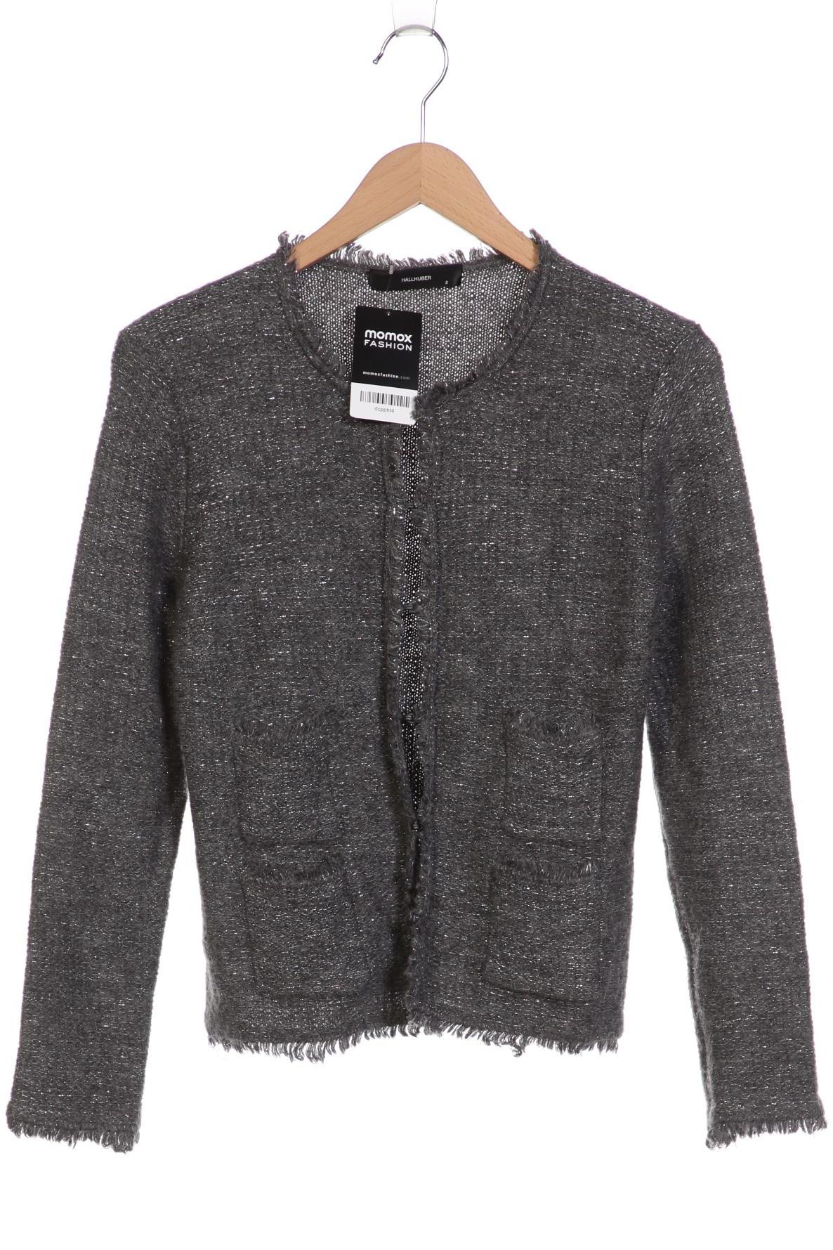 

Hallhuber Damen Strickjacke, grau, Gr. 36