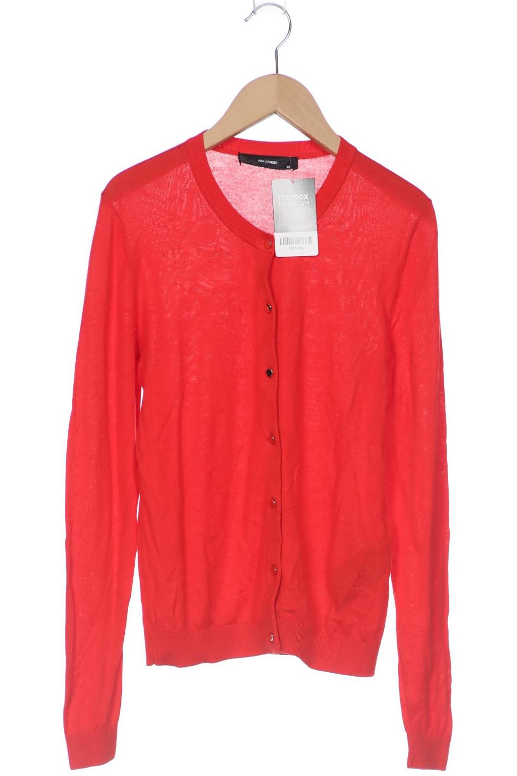 

Hallhuber Damen Strickjacke, rot, Gr. 34