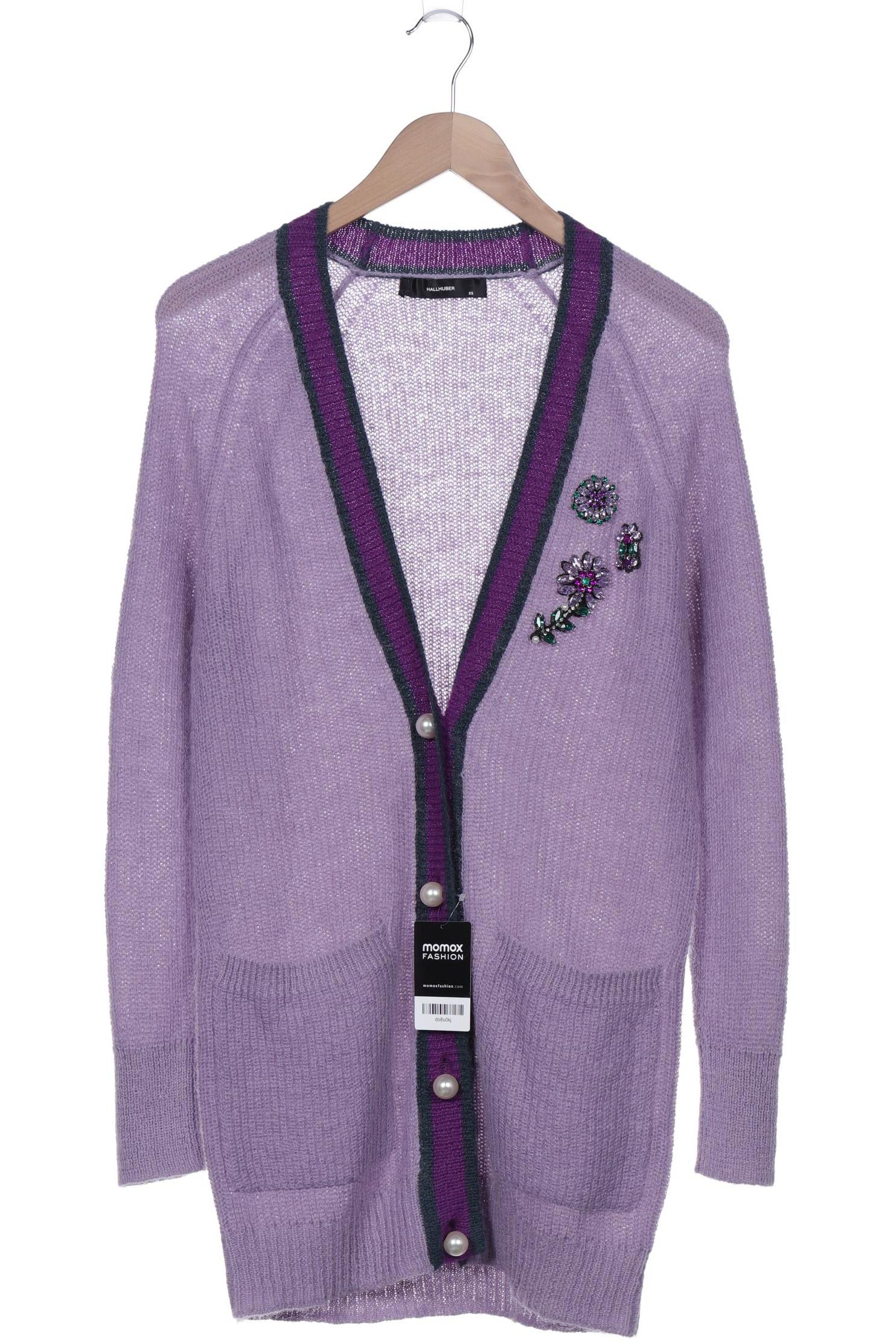 

Hallhuber Damen Strickjacke, flieder, Gr. 34