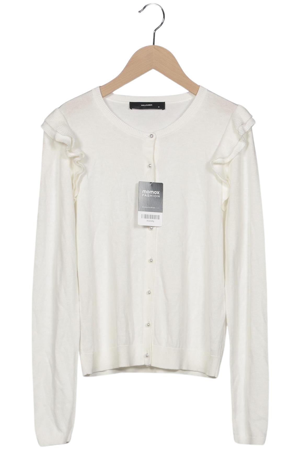 

Hallhuber Damen Strickjacke, cremeweiß, Gr. 38