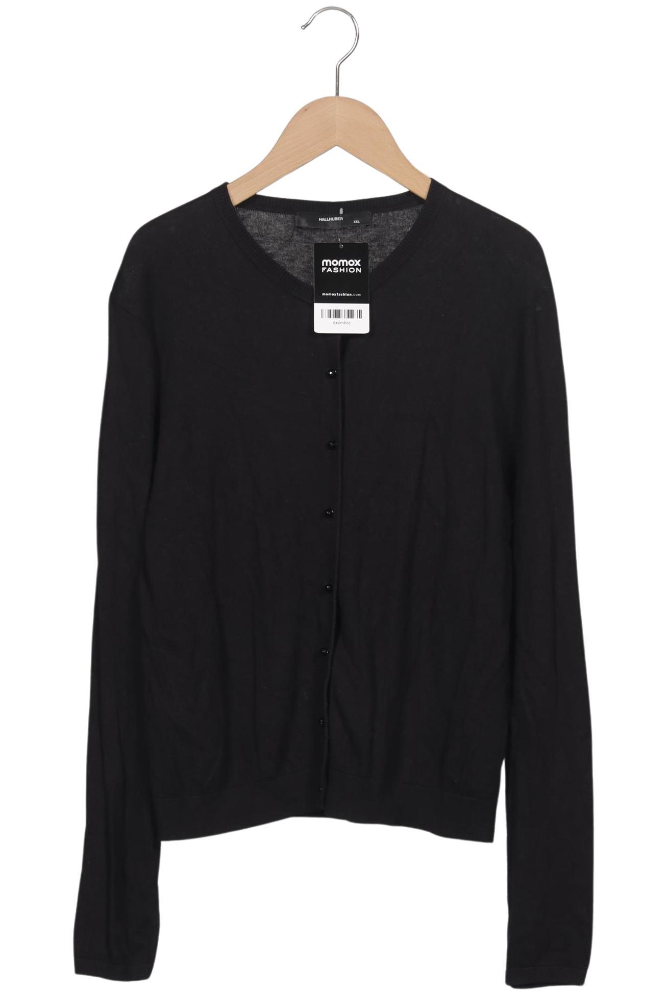 

Hallhuber Damen Strickjacke, schwarz, Gr. 46