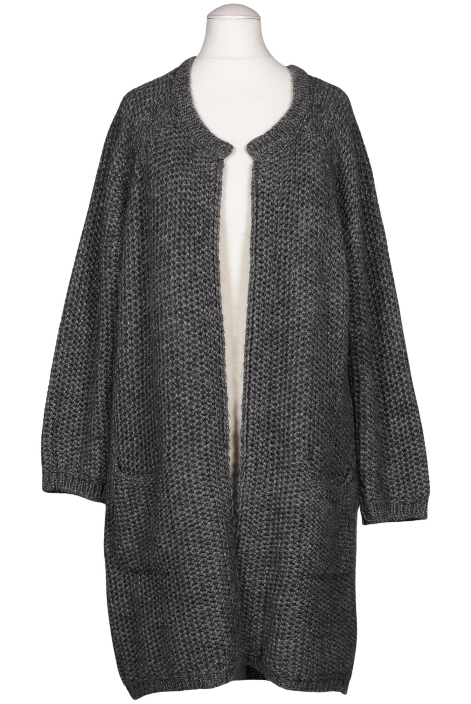 

Hallhuber Damen Strickjacke, grau, Gr. 34