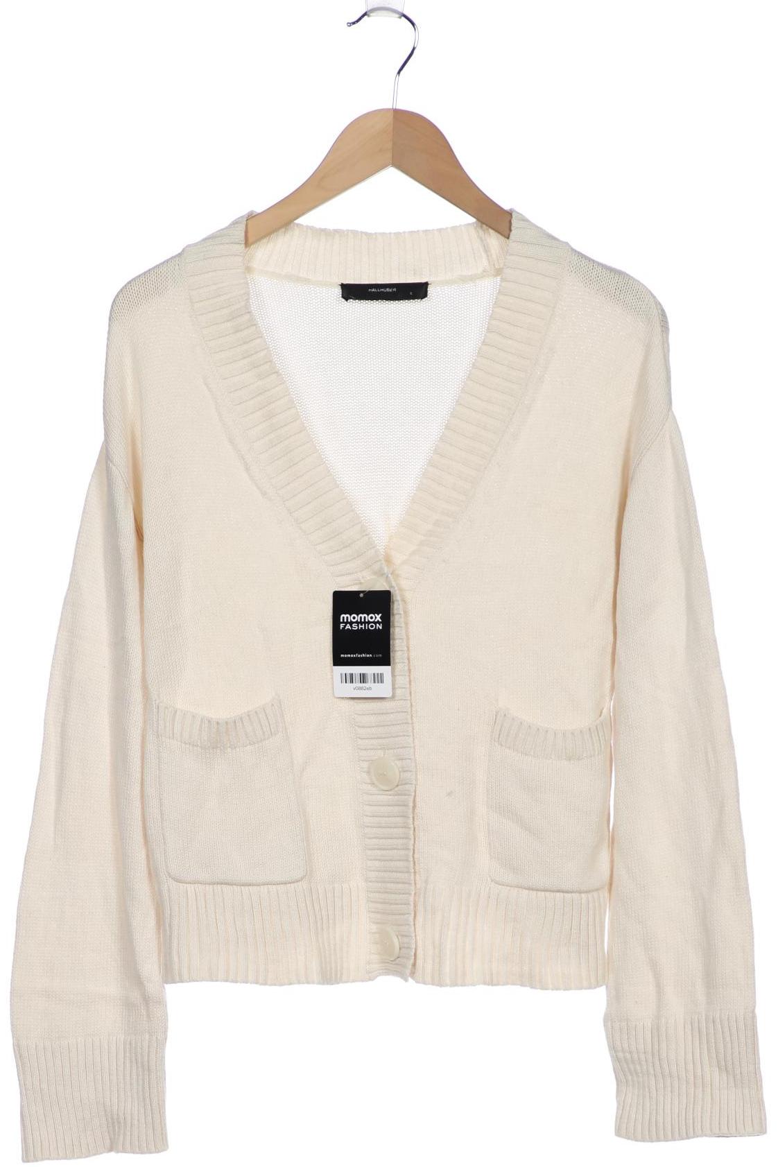 

Hallhuber Damen Strickjacke, cremeweiß, Gr. 36