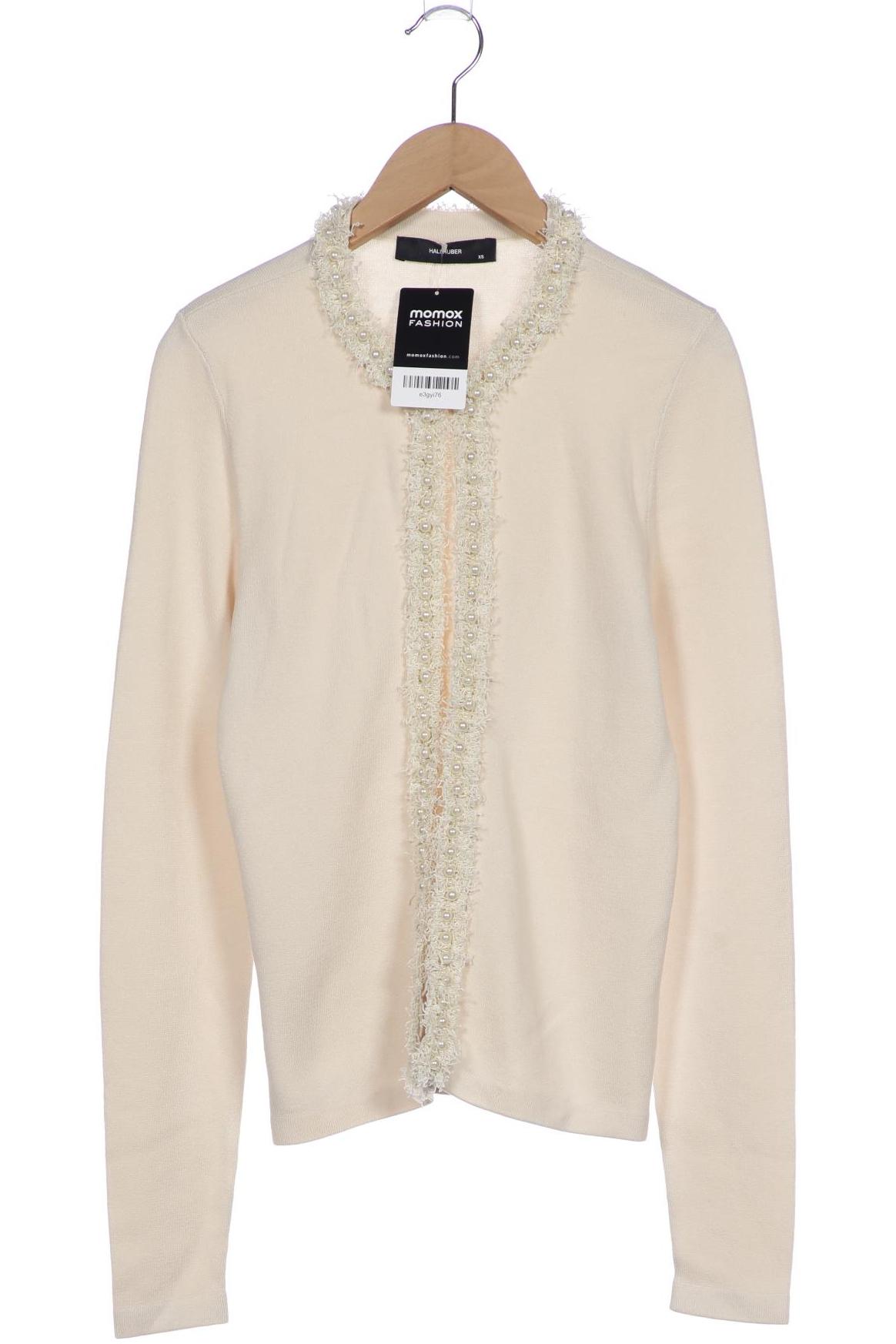 

Hallhuber Damen Strickjacke, cremeweiß, Gr. 34
