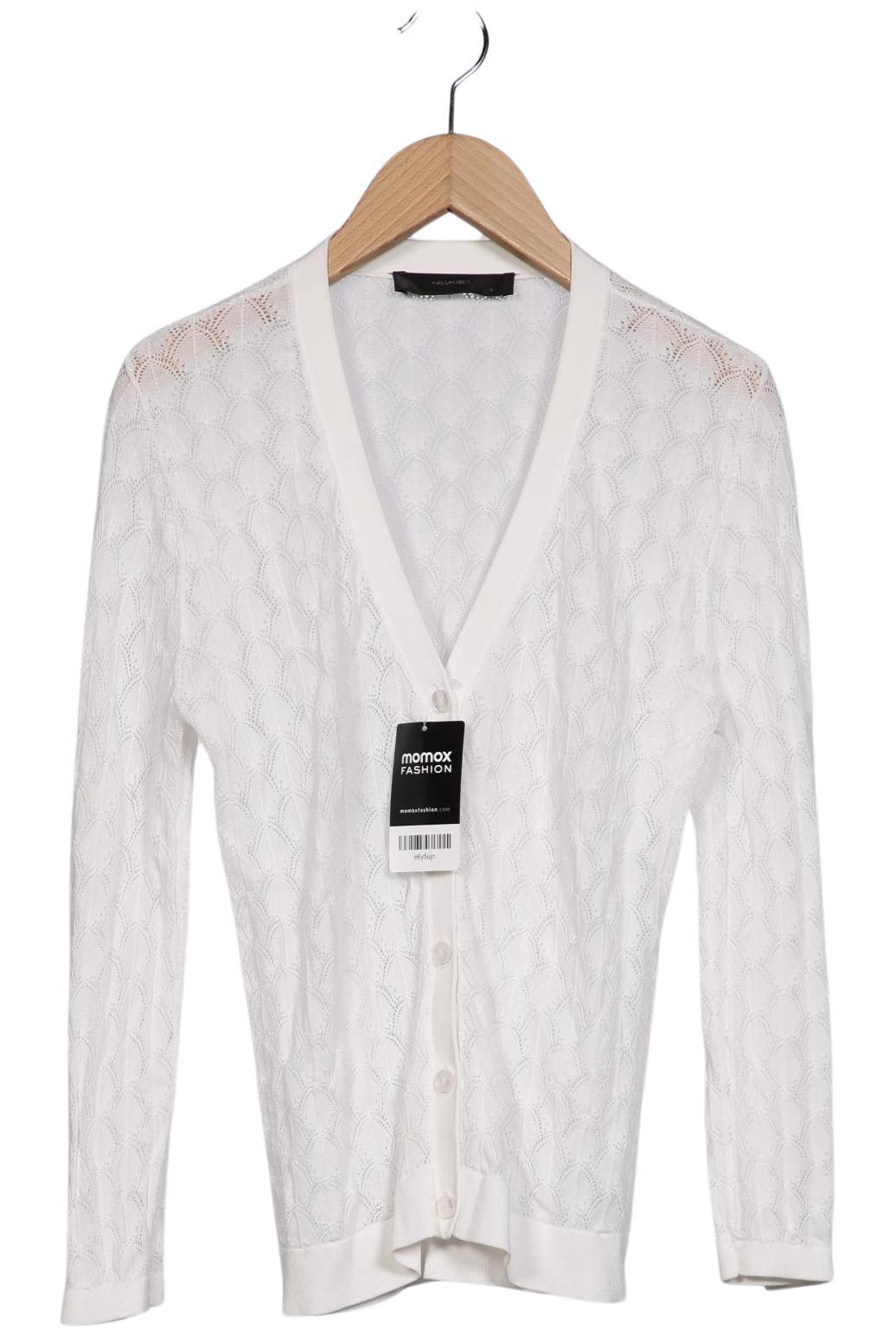 

Hallhuber Damen Strickjacke, weiß, Gr. 36