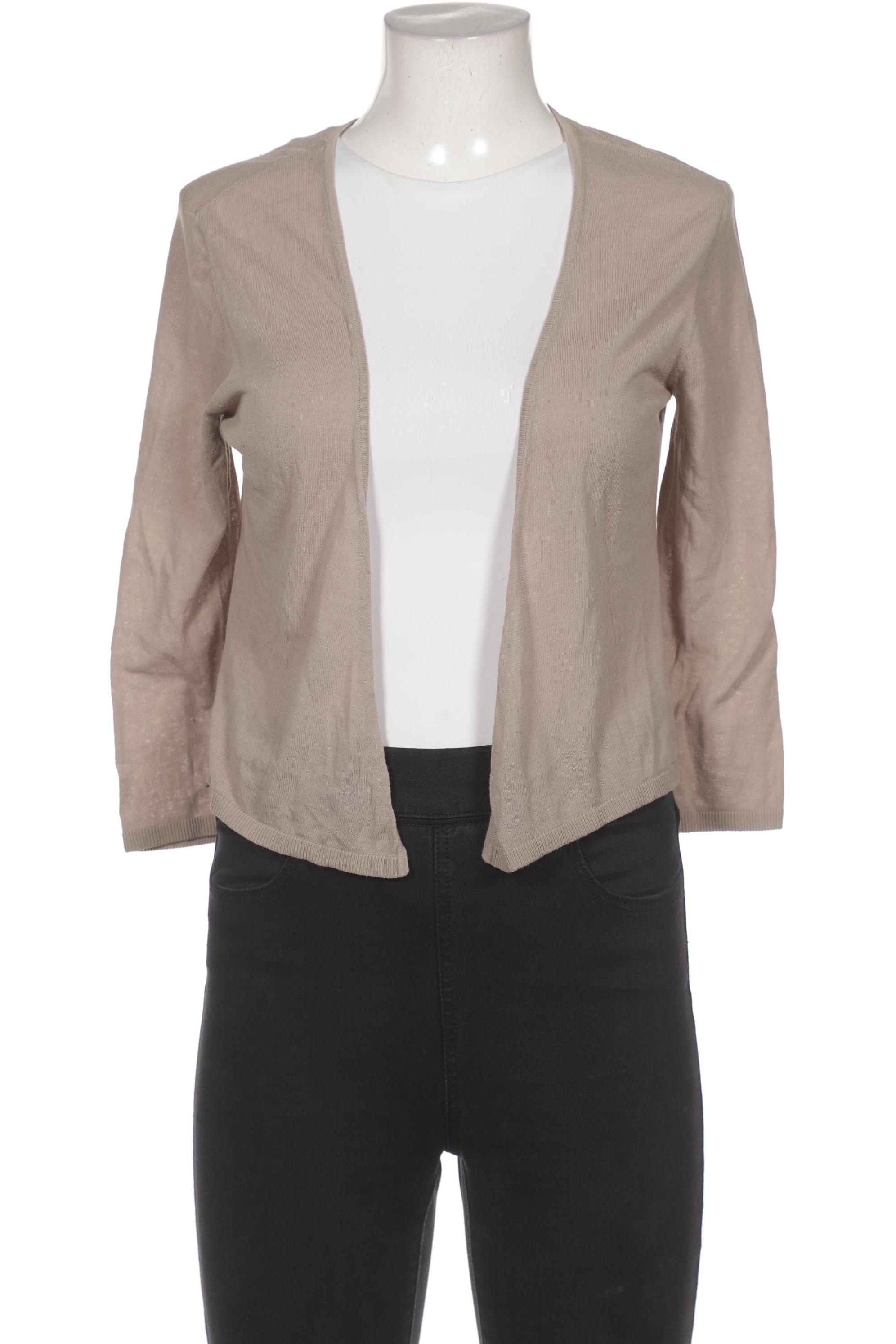 

Hallhuber Damen Strickjacke, beige, Gr. 42