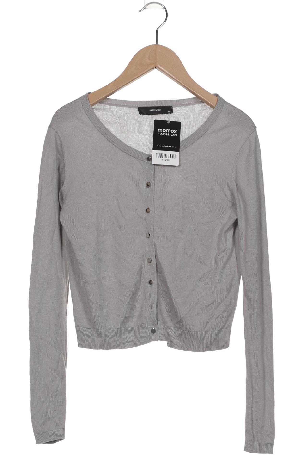 

Hallhuber Damen Strickjacke, grau, Gr. 34