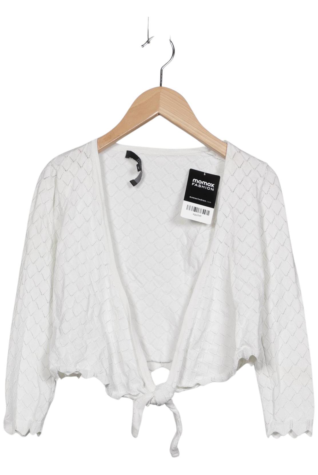 

Hallhuber Damen Strickjacke, weiß, Gr. 34