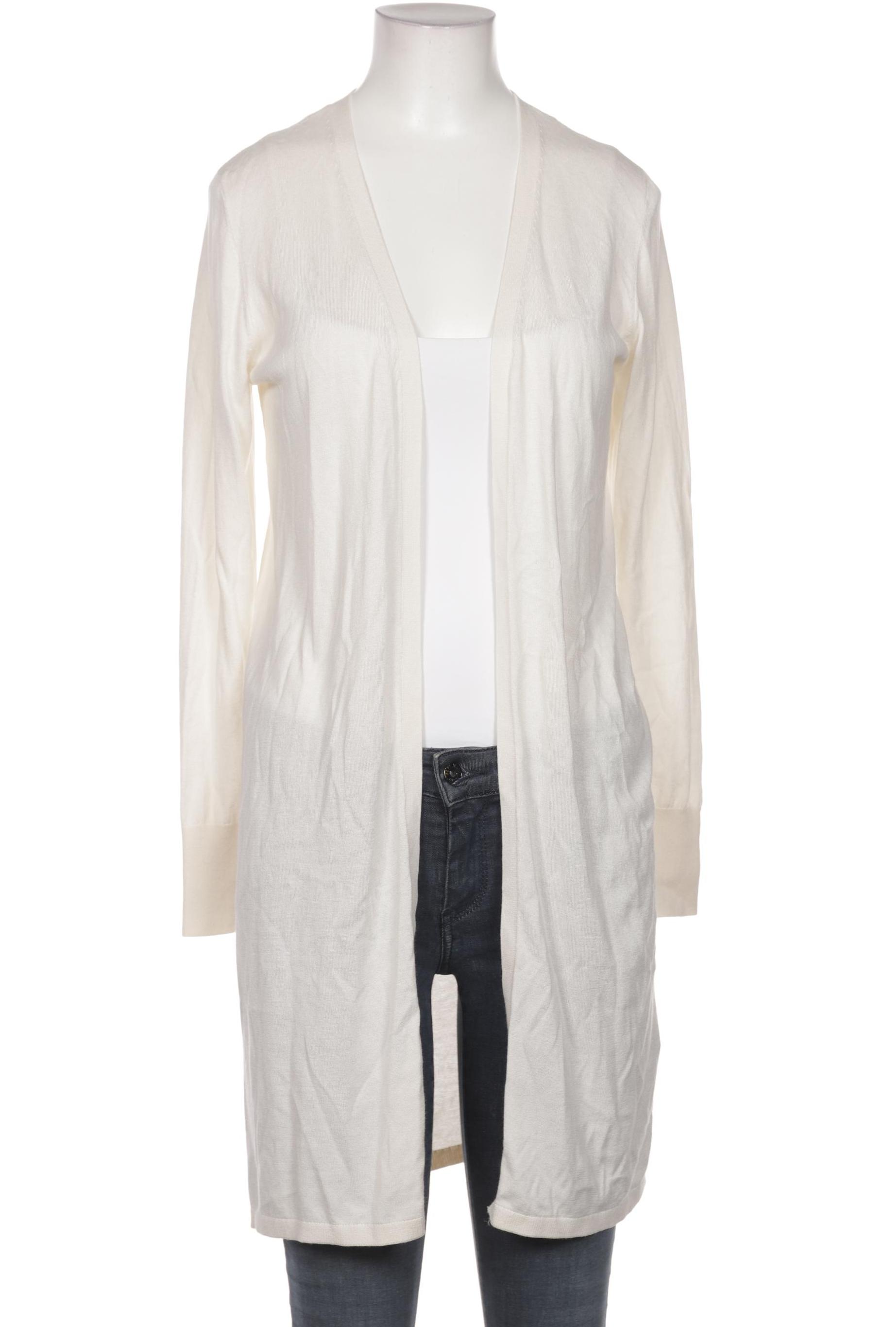 

Hallhuber Damen Strickjacke, weiß, Gr. 36