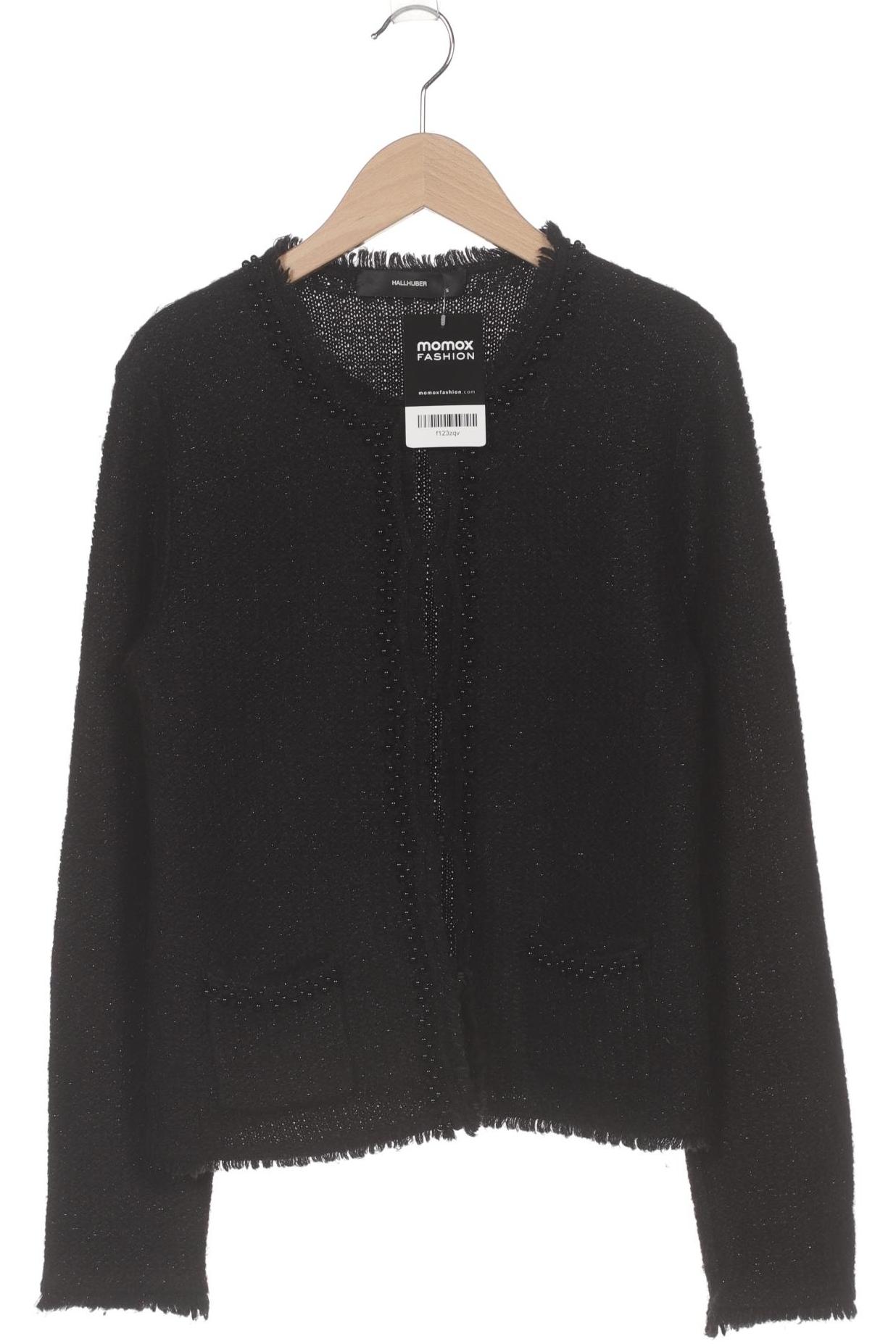 

Hallhuber Damen Strickjacke, schwarz, Gr. 36