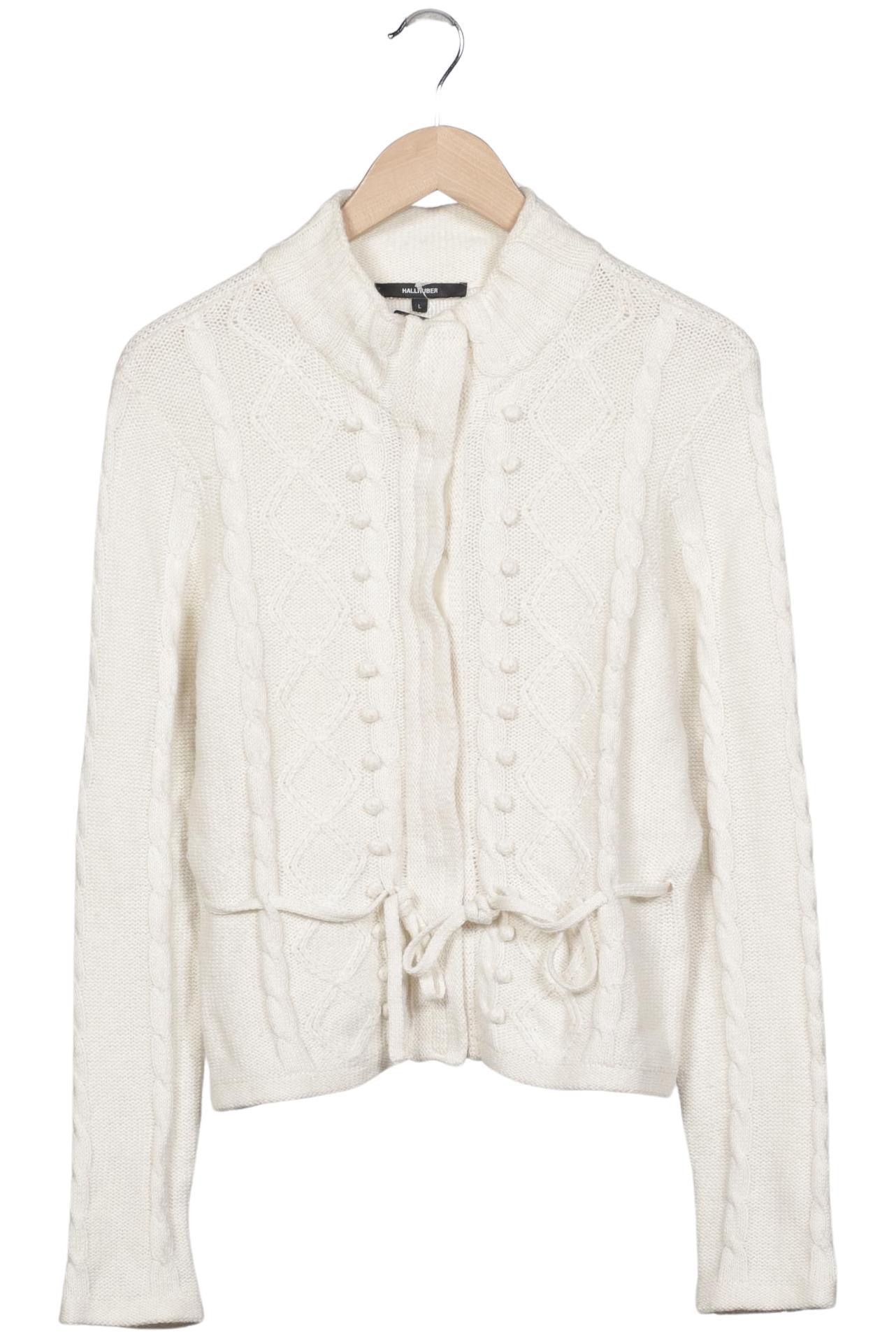 

Hallhuber Damen Strickjacke, cremeweiß, Gr. 42