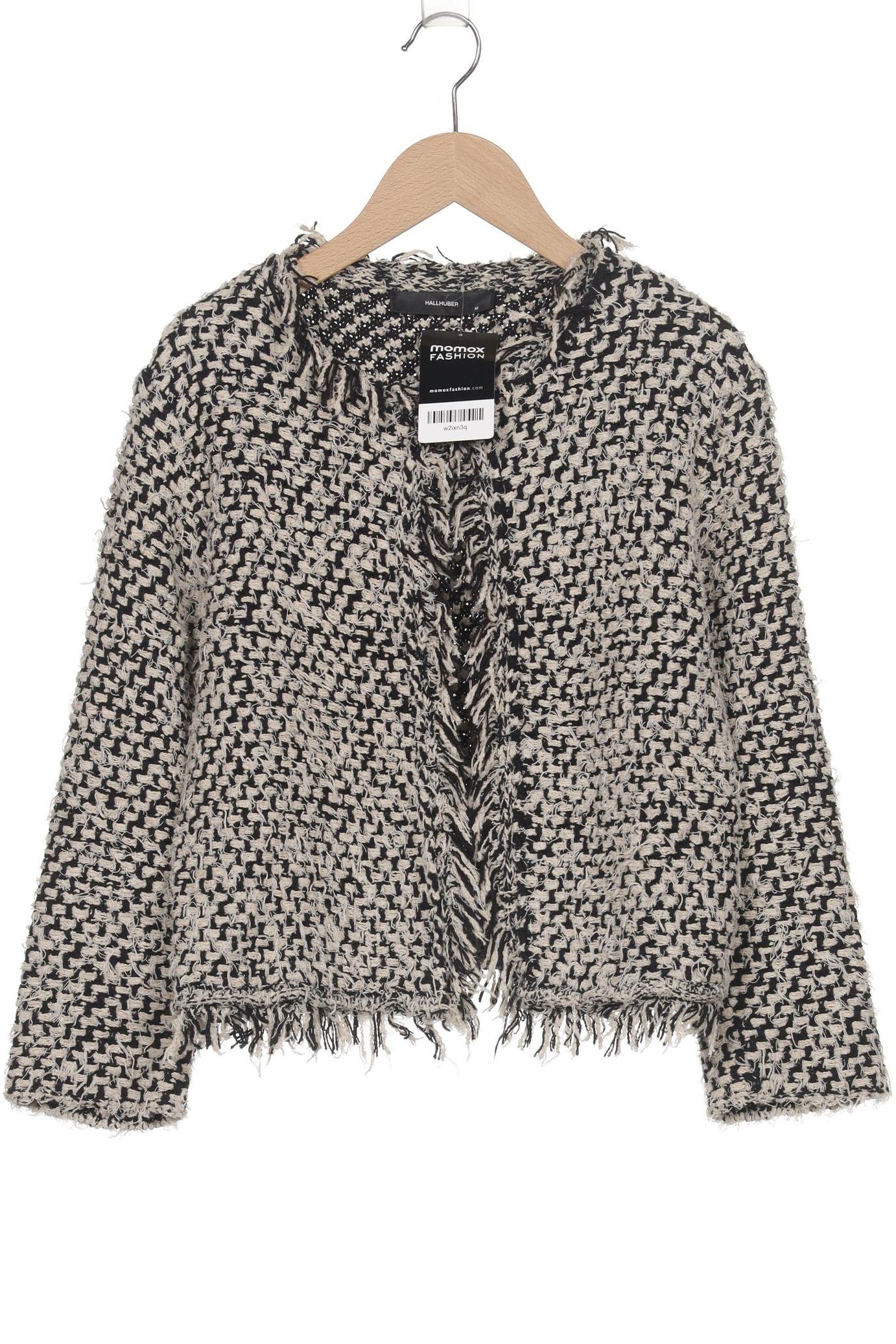 

Hallhuber Damen Strickjacke, schwarz, Gr. 38