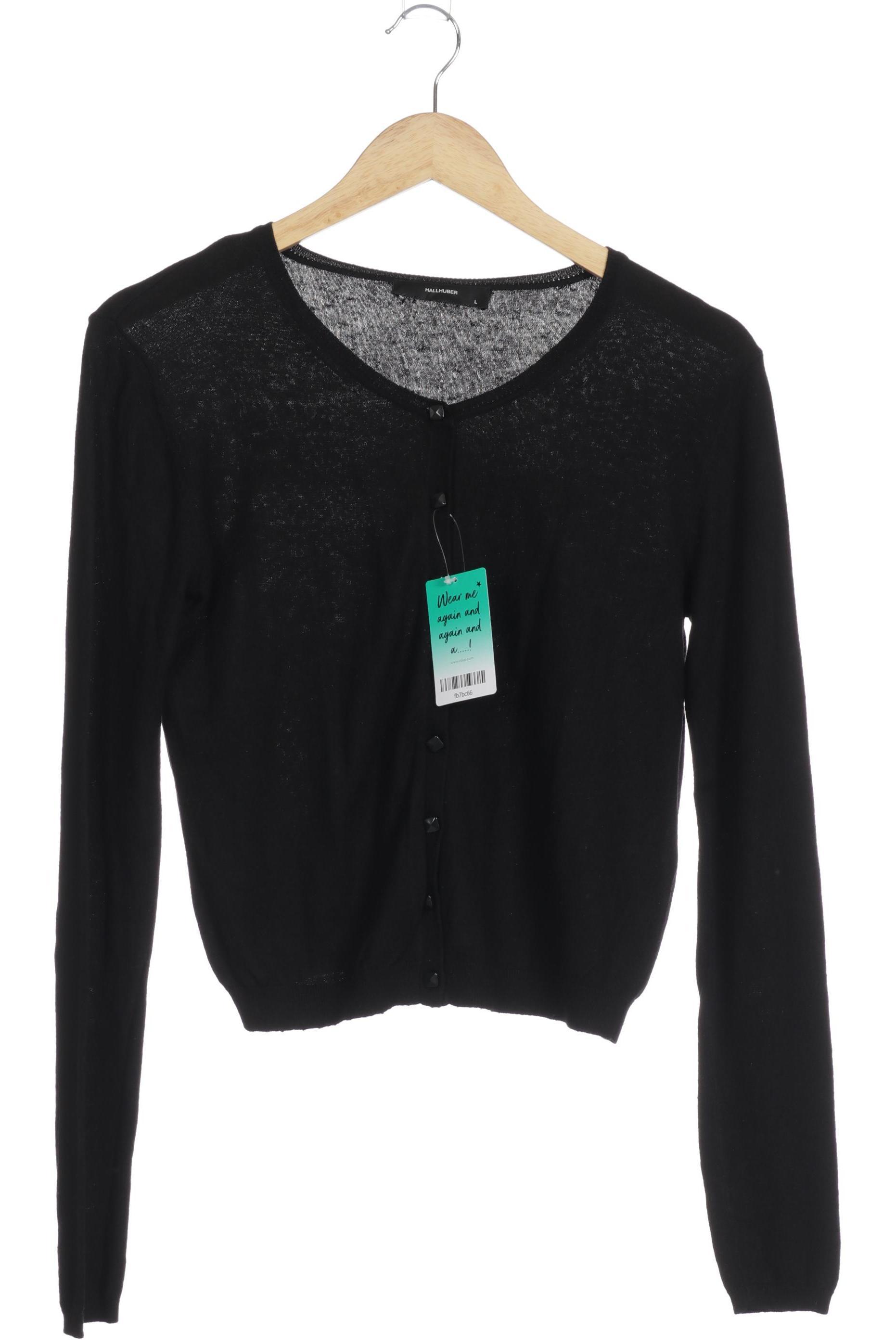 

Hallhuber Damen Strickjacke, schwarz, Gr.